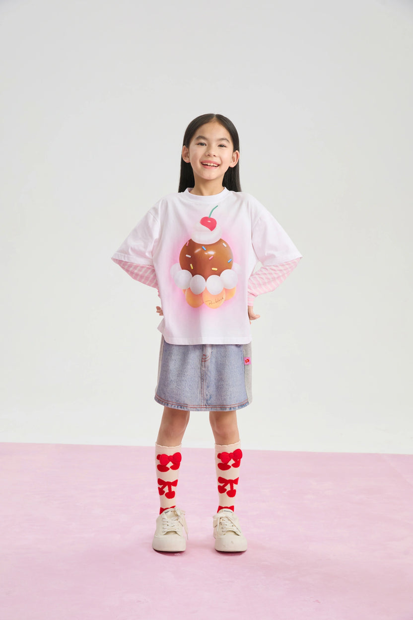 Pocket Cake Knit Skort by Poco Blush, image 2