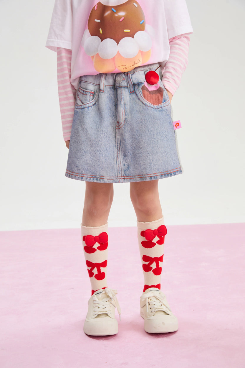 Pocket Cake Knit Skort by Poco Blush, image 8