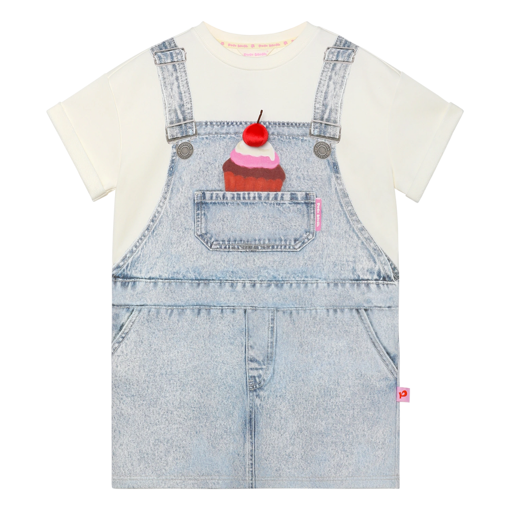 Poco Blush Pocket Cake Knit Dress