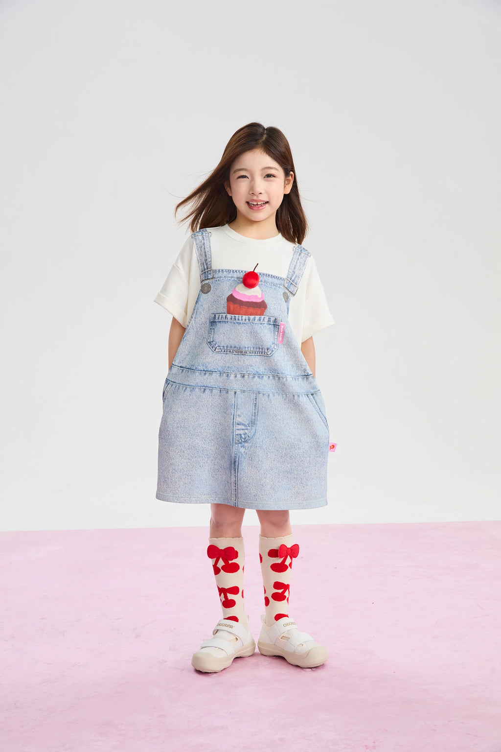 Poco Blush Pocket Cake Knit Dress