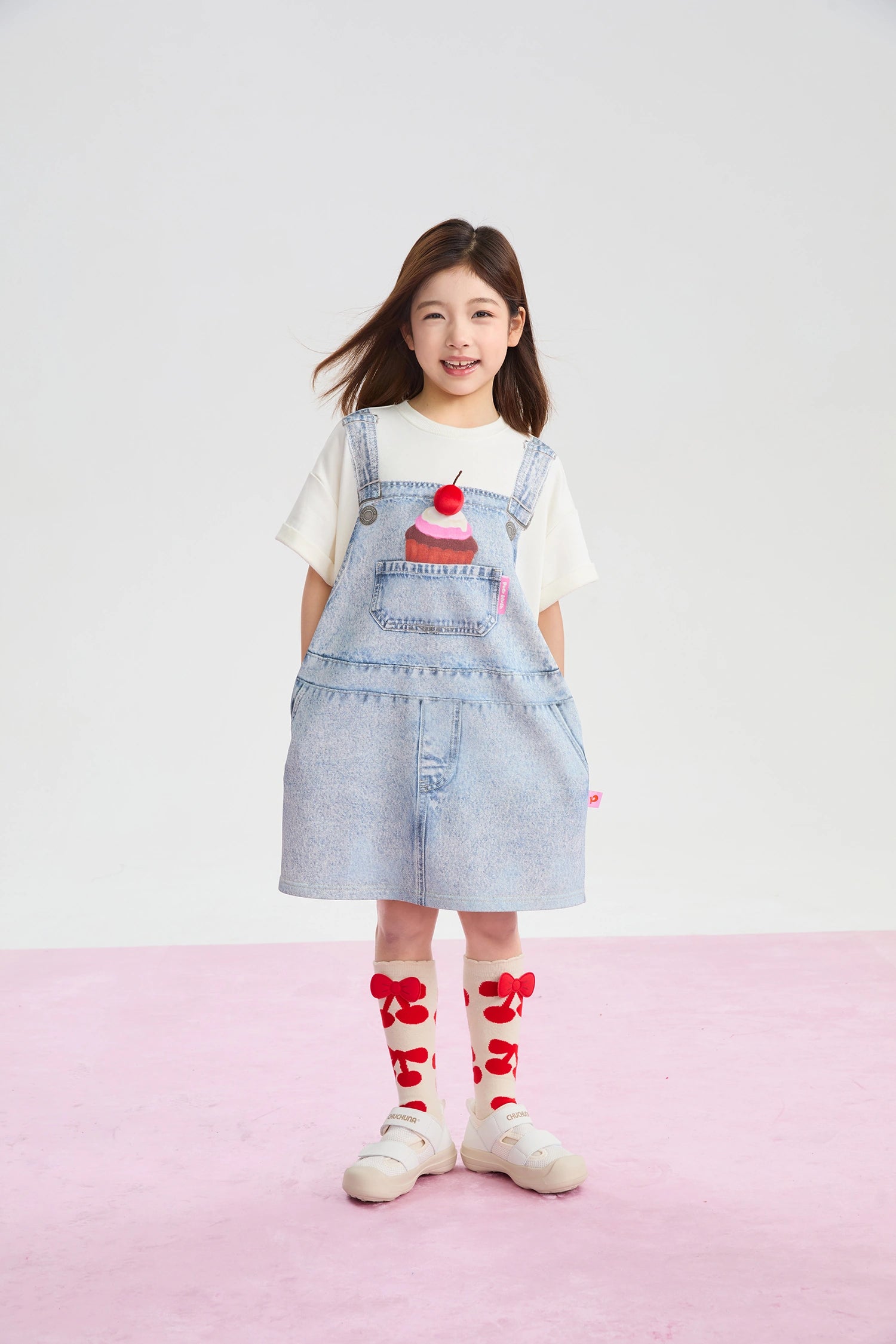 Poco Blush Pocket Cake Knit Dress