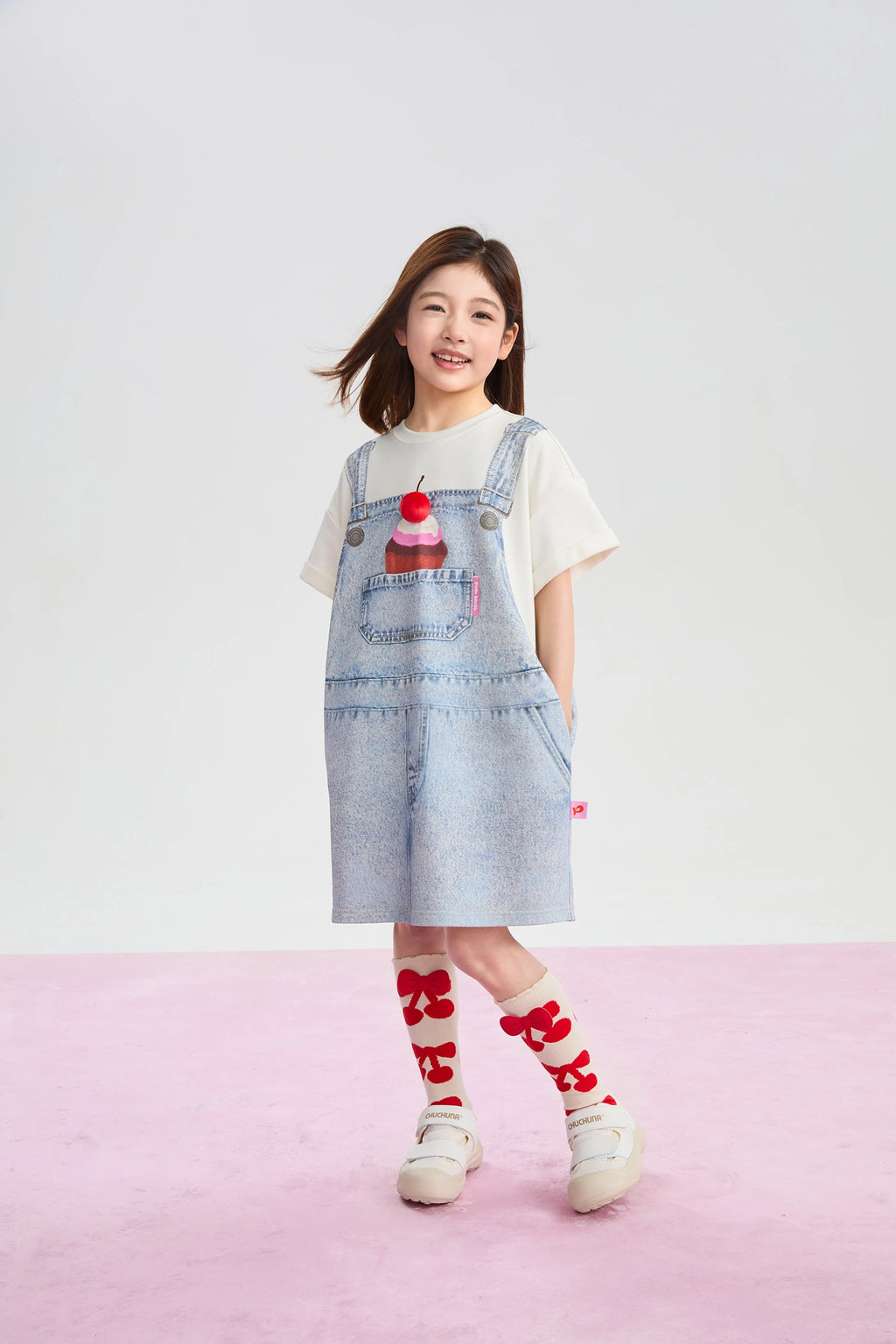 Poco Blush Pocket Cake Knit Dress