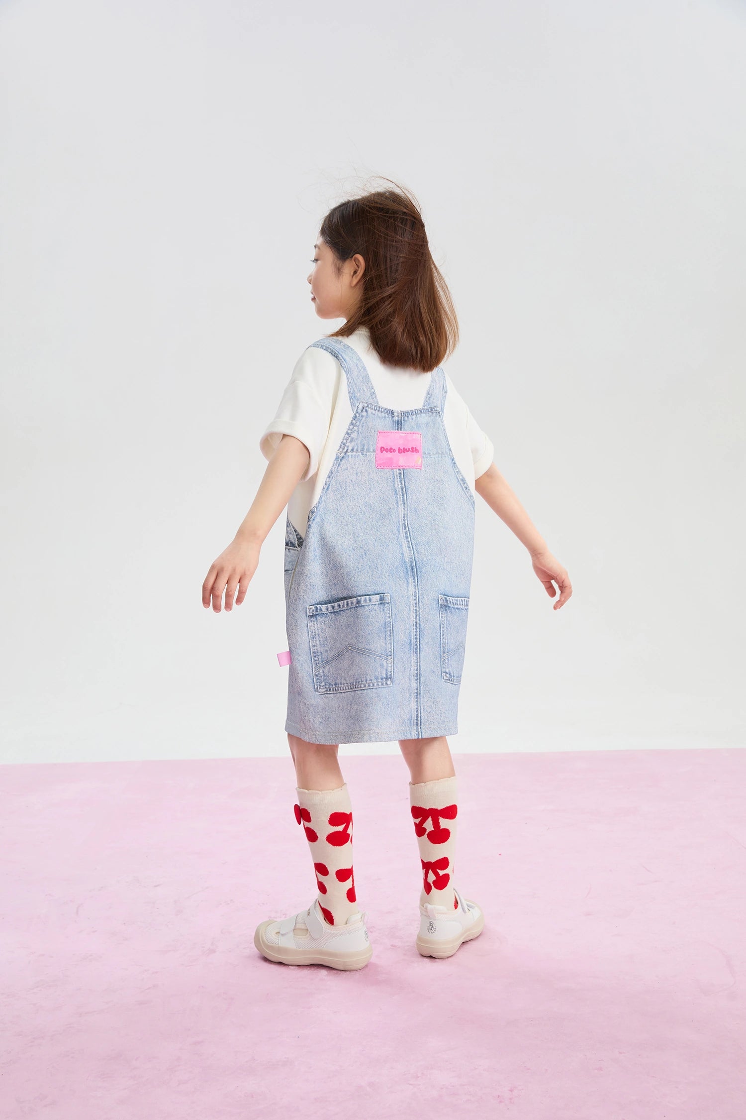 Poco Blush Pocket Cake Knit Dress