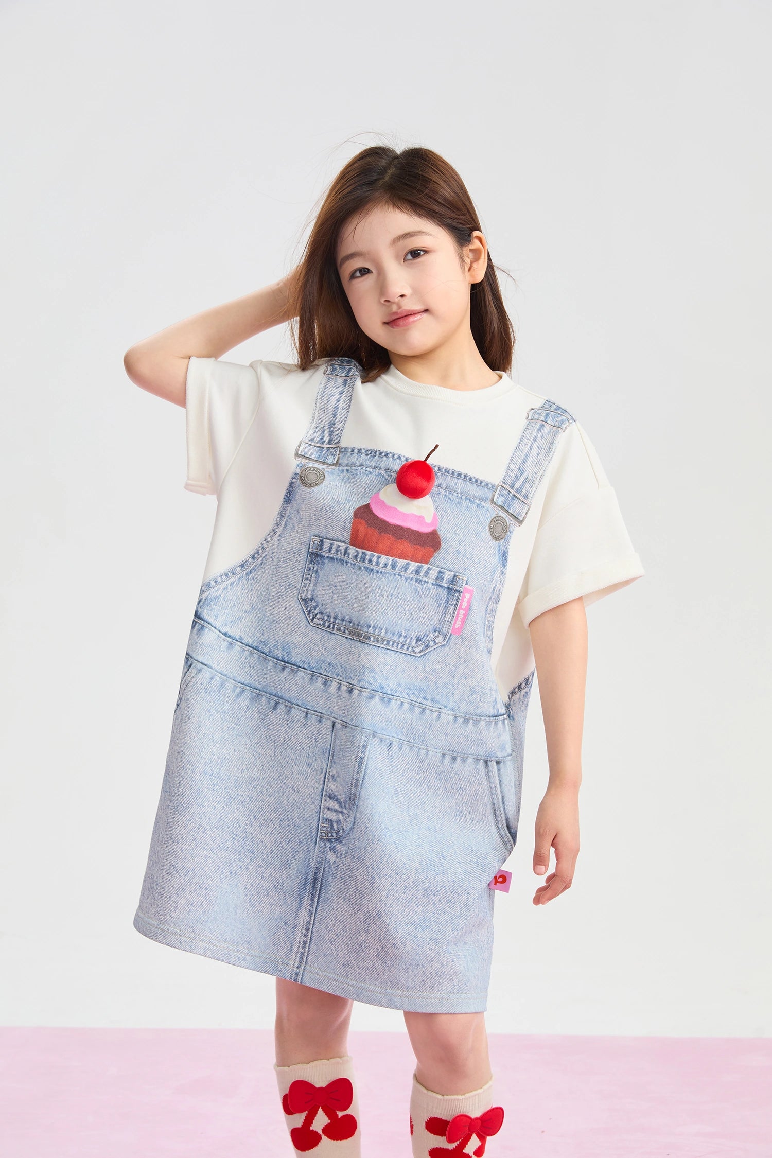 Poco Blush Pocket Cake Knit Dress