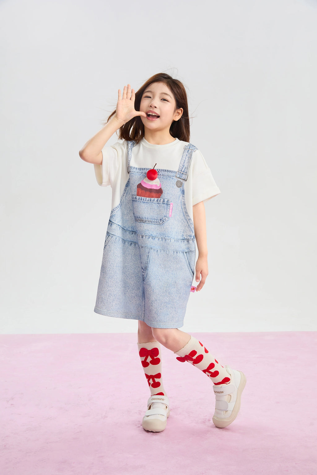 Poco Blush Pocket Cake Knit Dress