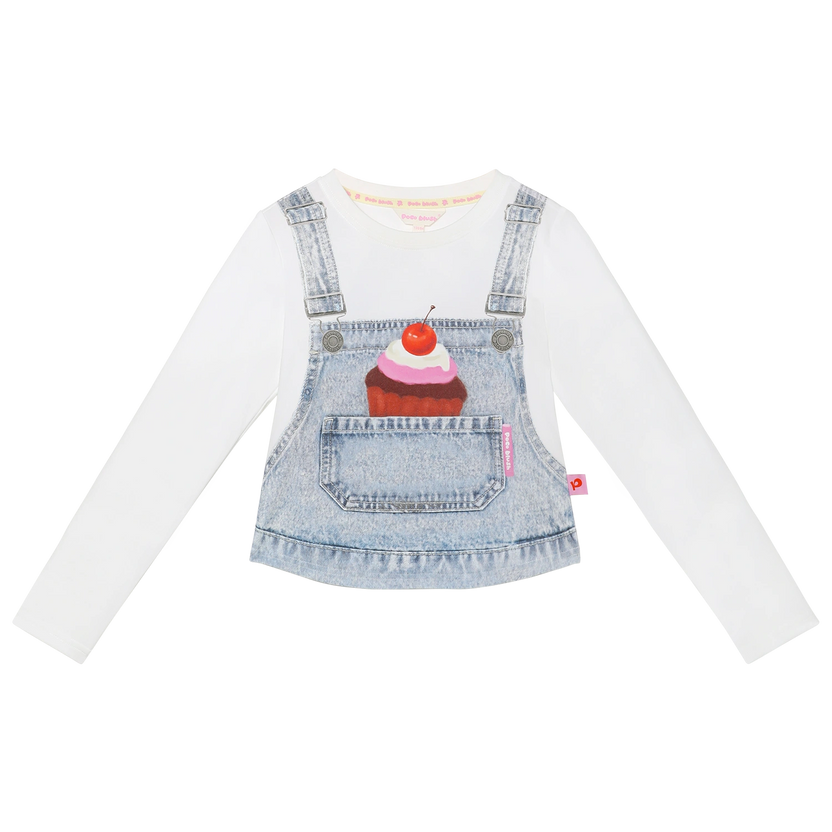 Pocket Cake Long Sleeve T-Shirt by Poco Blush