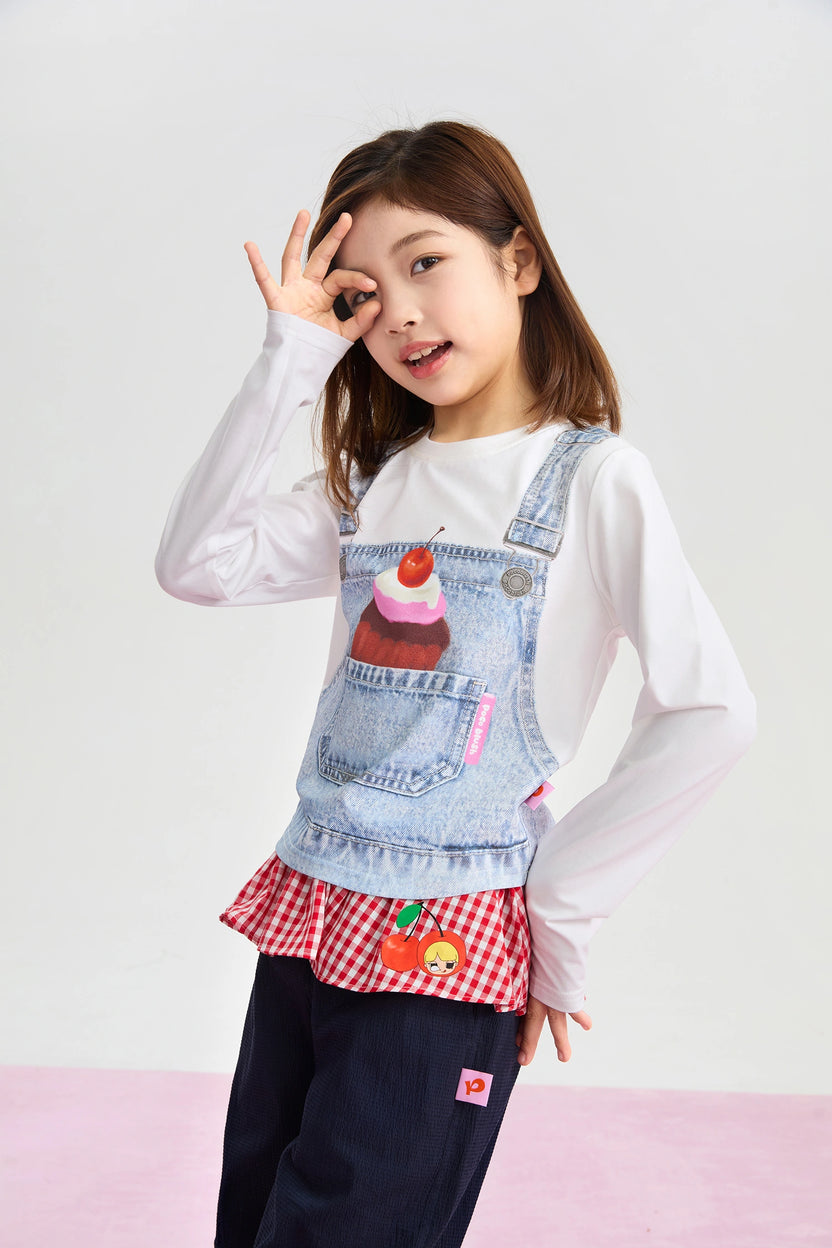 Pocket Cake Long Sleeve T-Shirt by Poco Blush, image 4