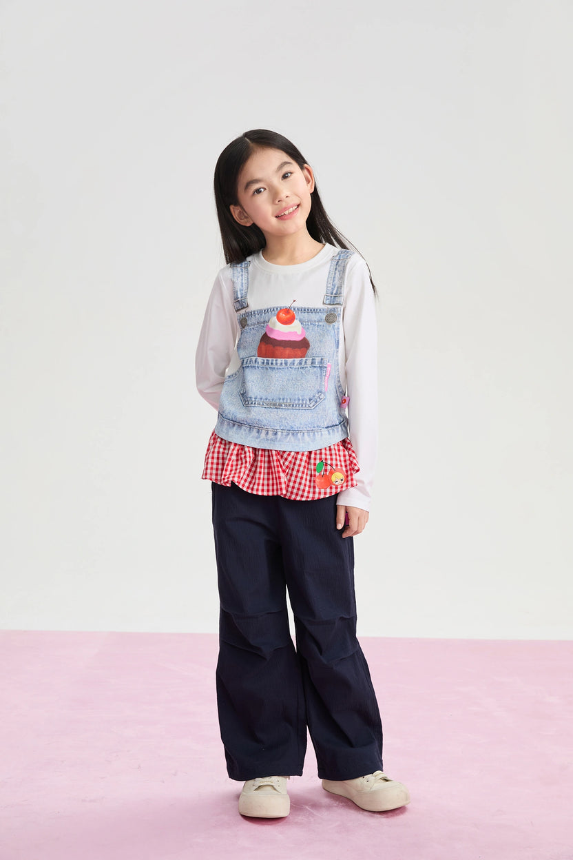 Pocket Cake Long Sleeve T-Shirt by Poco Blush, image 10