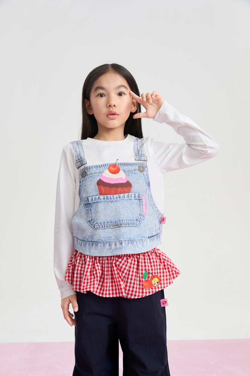 Pocket Cake Long Sleeve T-Shirt by Poco Blush, image 5