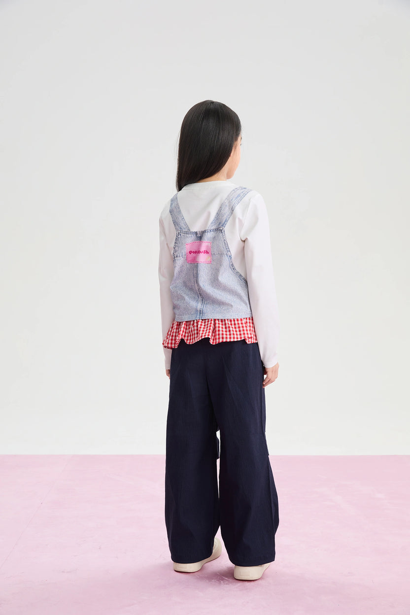 Cherry Check Seersucker Trousers by Poco Blush, image 13