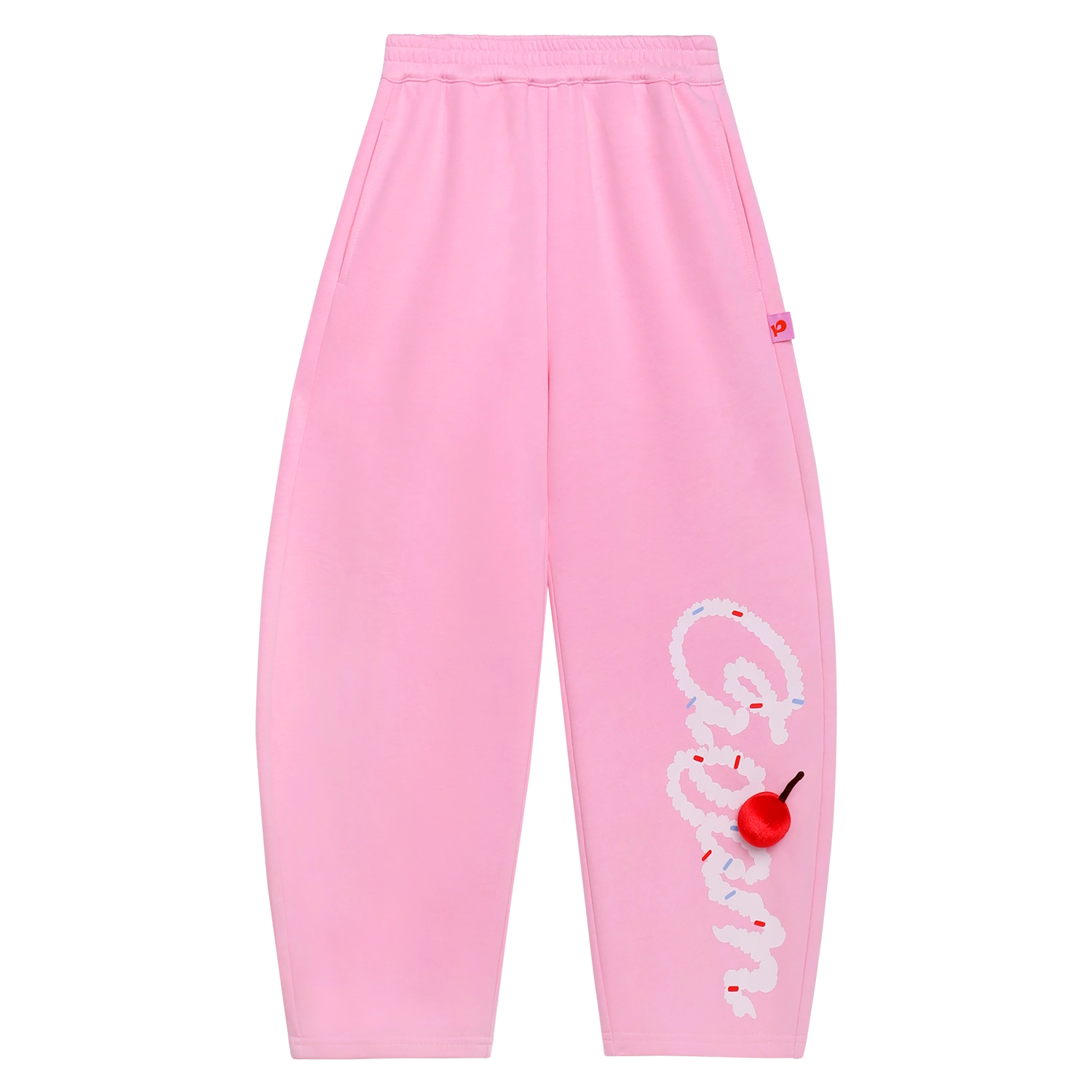 Poco Blush Jumping Cream Jogger Pants Pink