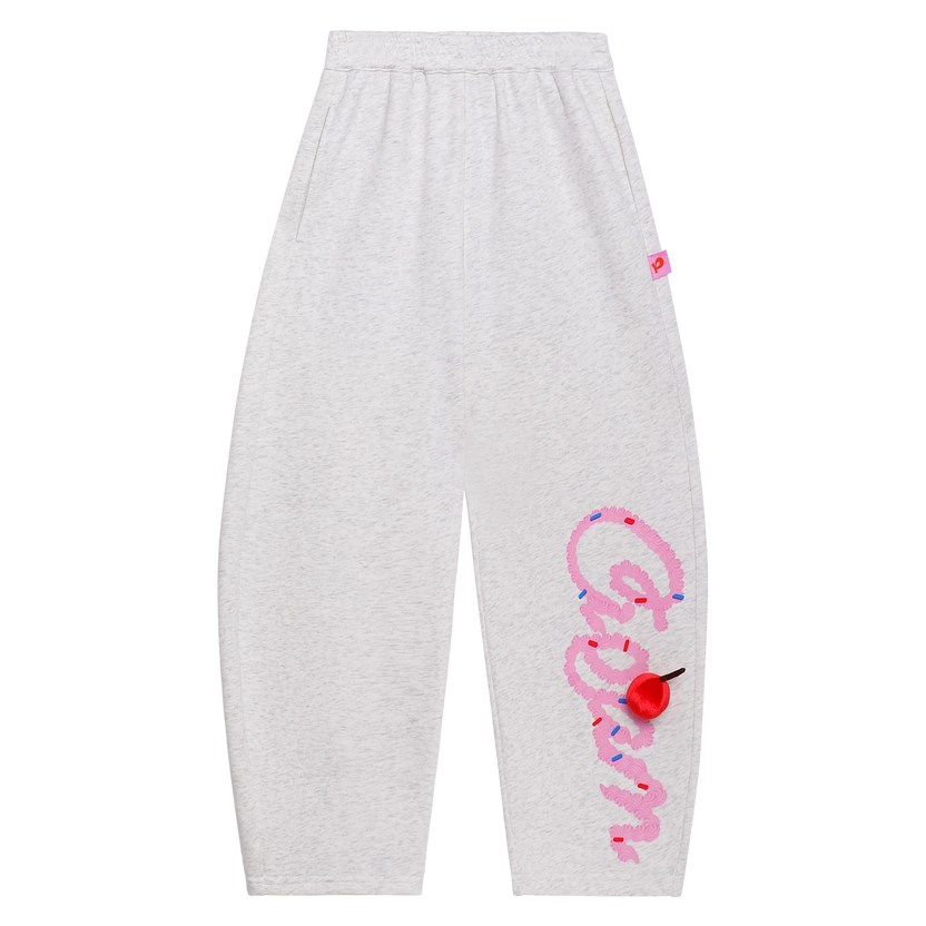 Jumping Cream Jogger Pants by Poco Blush, image 2