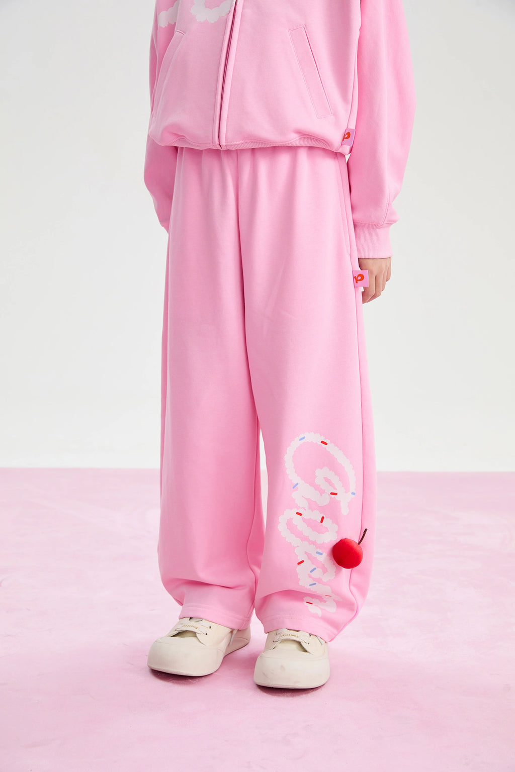 Poco Blush Jumping Cream Jogger Pants