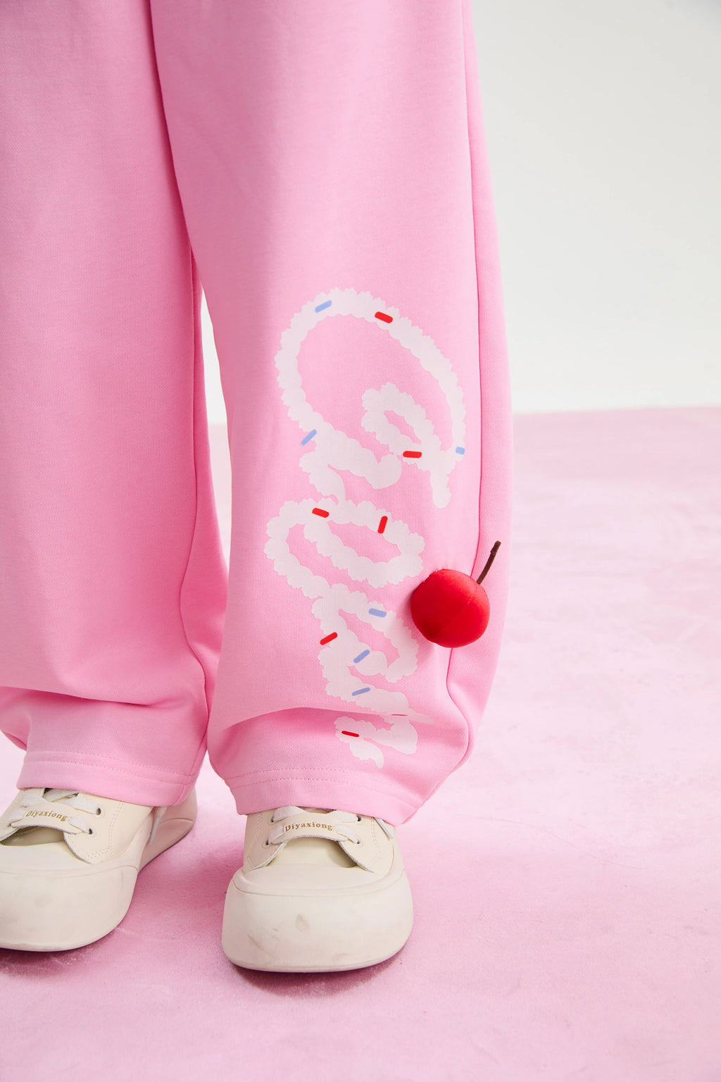 Poco Blush Jumping Cream Jogger Pants