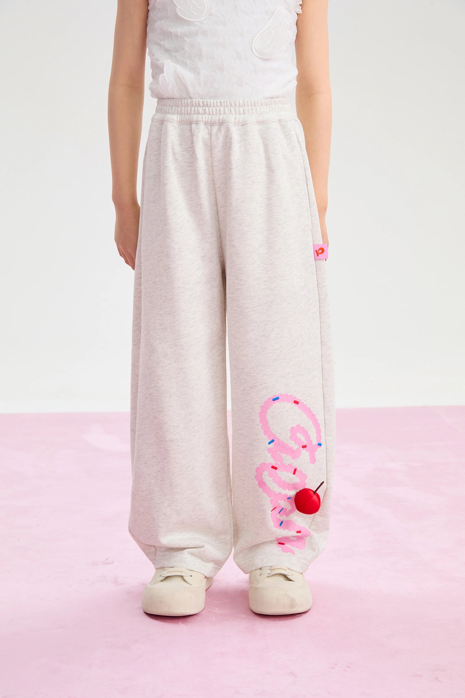 Poco Blush Jumping Cream Jogger Pants