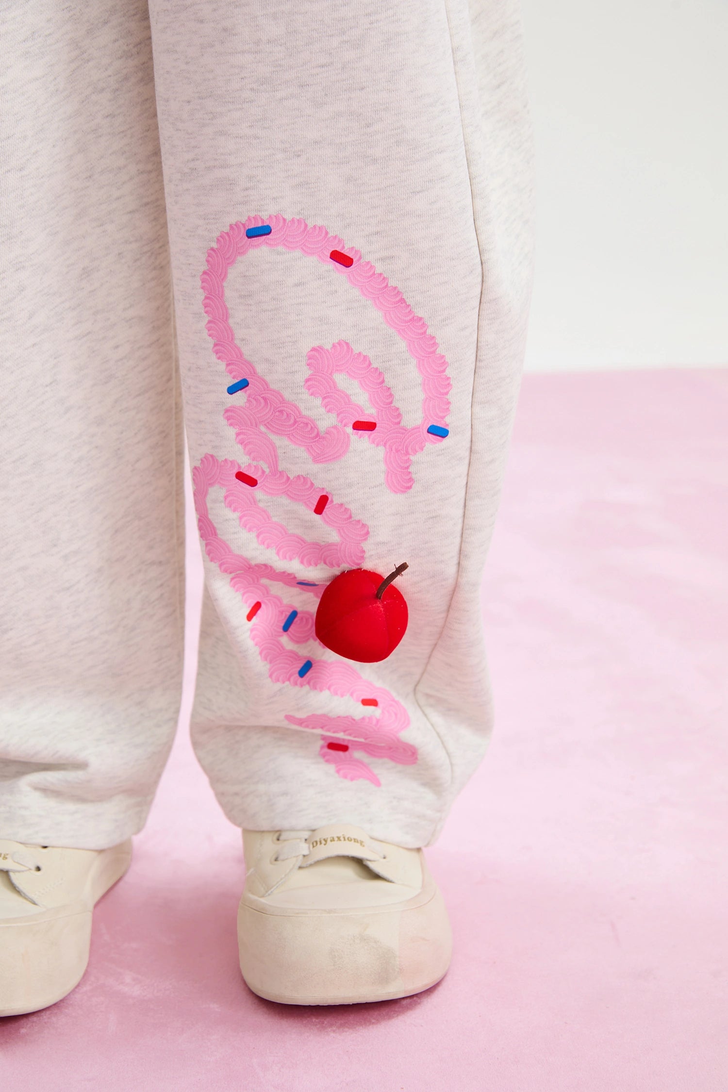 Poco Blush Jumping Cream Jogger Pants