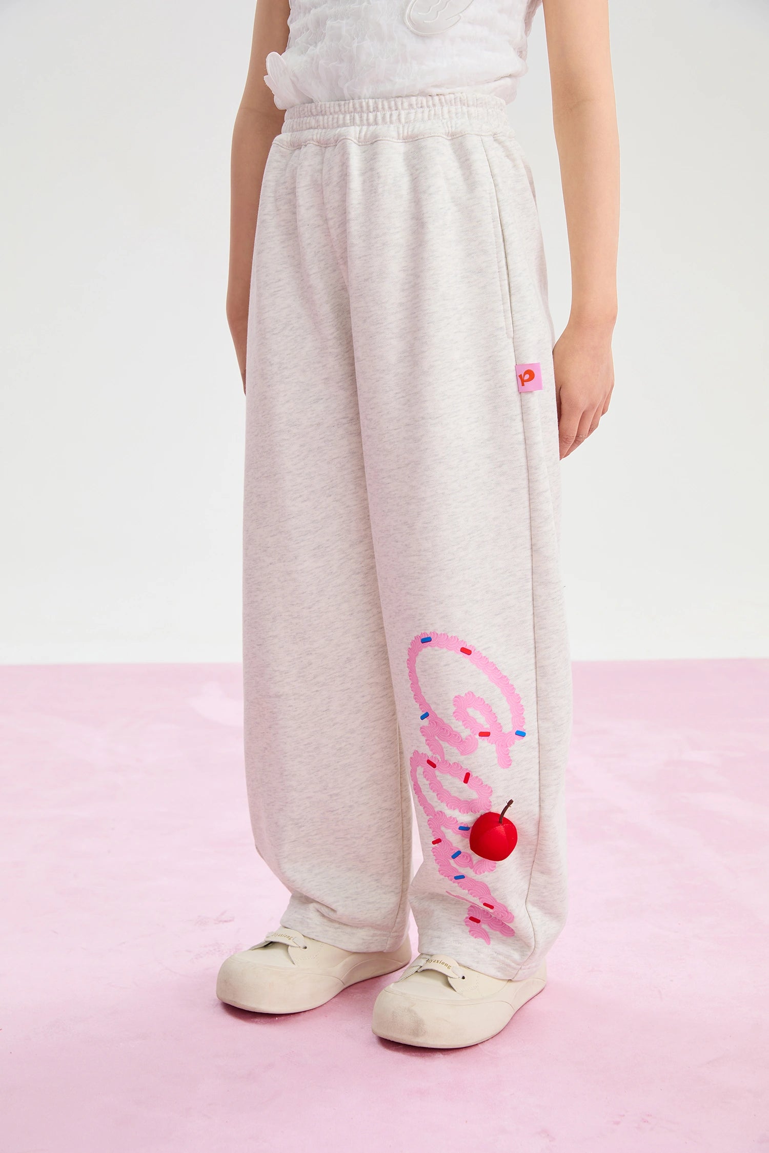 Poco Blush Jumping Cream Jogger Pants