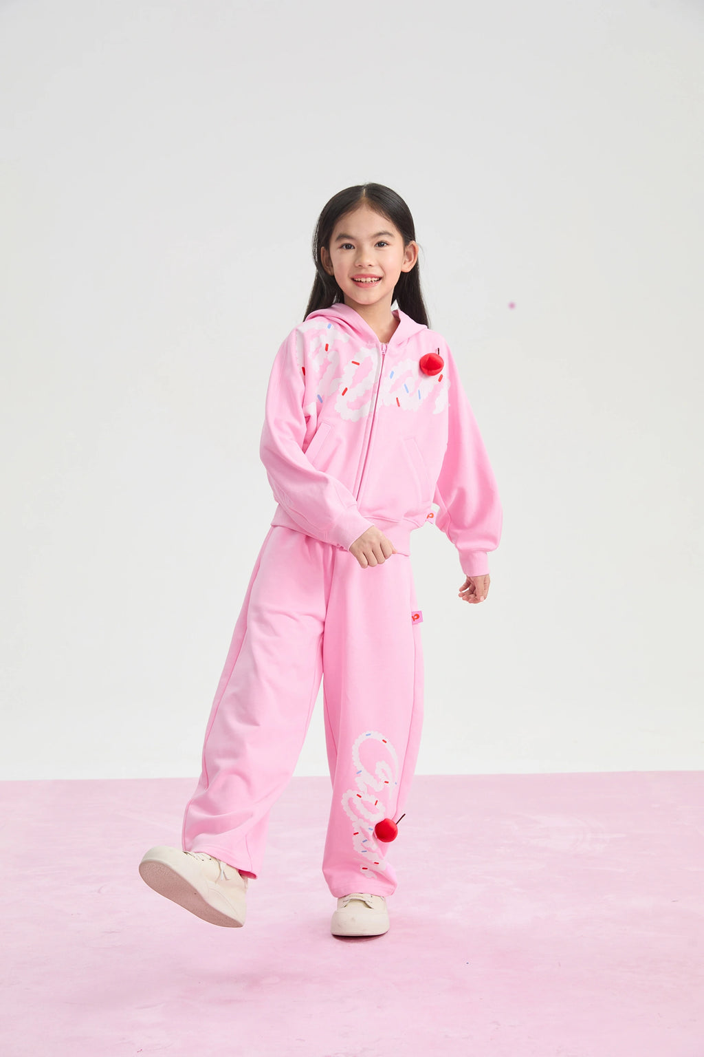 Poco Blush Jumping Cream Jogger Pants