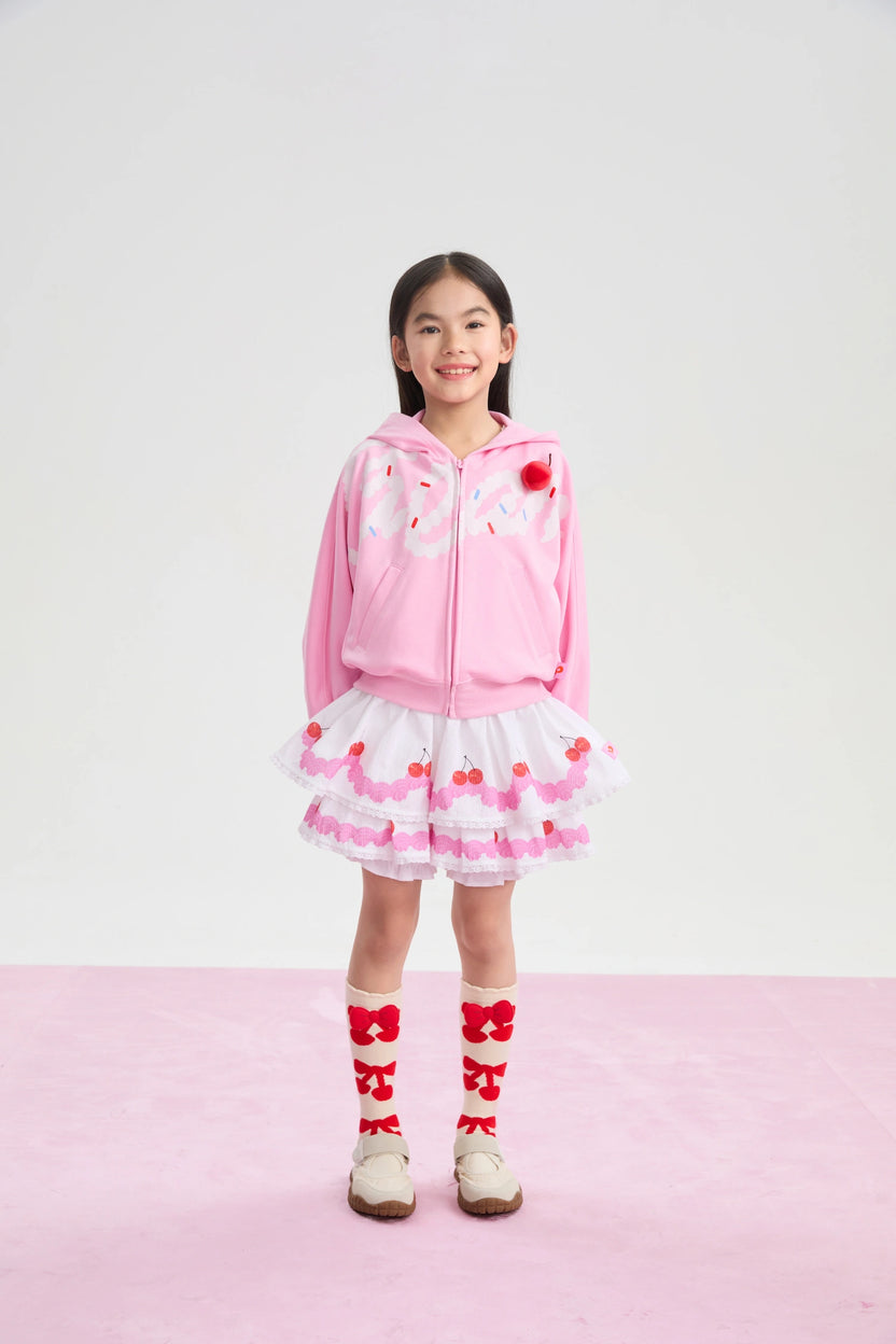 Little Cake Printed Skort by Poco Blush, image 4