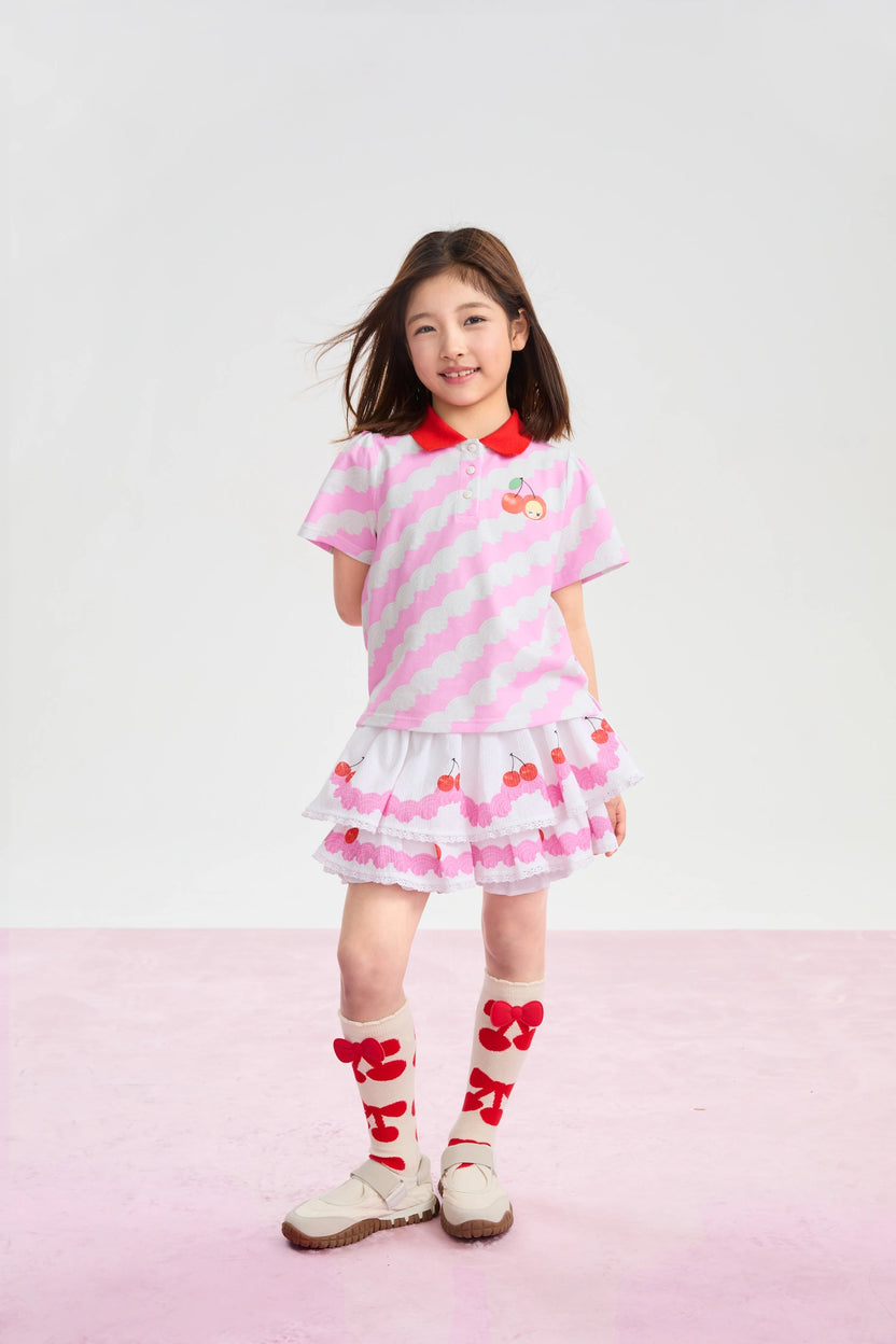 Little Cake Printed Skort by Poco Blush, image 6