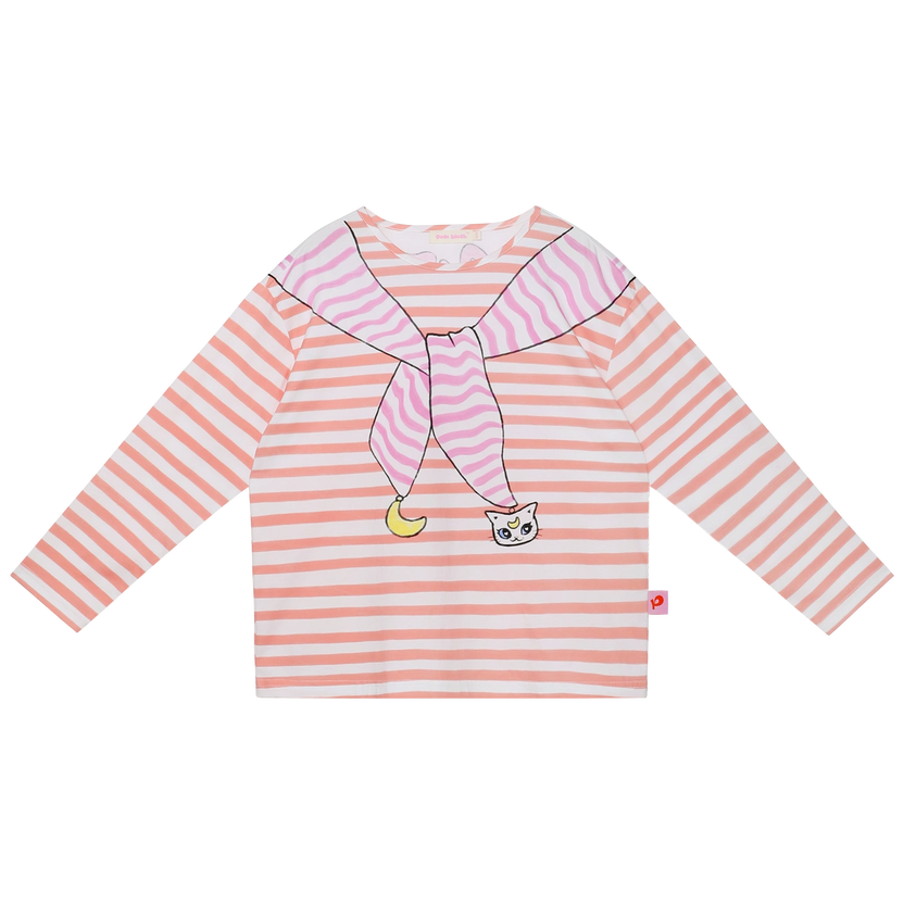 Magic Cape Striped Long Sleeve T-Shirt by Poco Blush, image 2