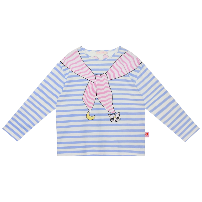 Magic Cape Striped Long Sleeve T-Shirt by Poco Blush