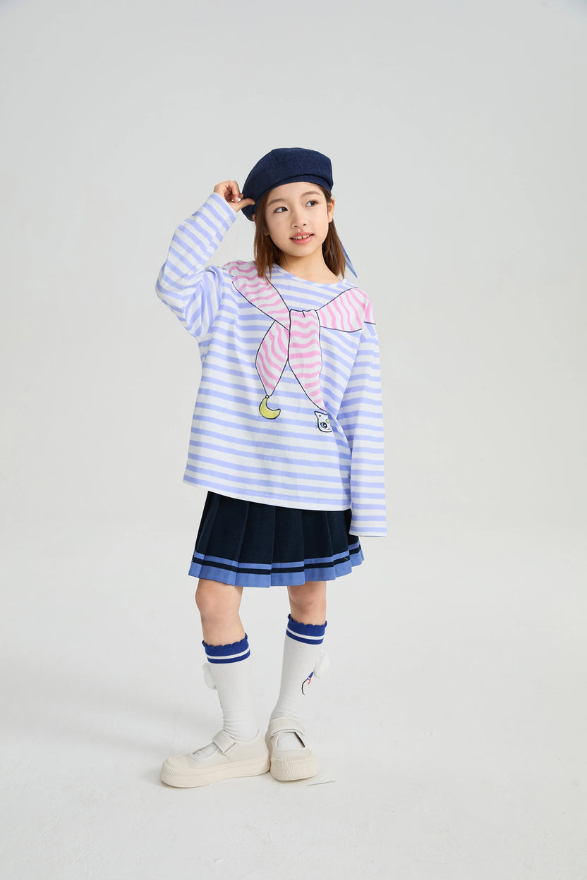 Magic Cape Striped Long Sleeve T-Shirt by Poco Blush, image 5