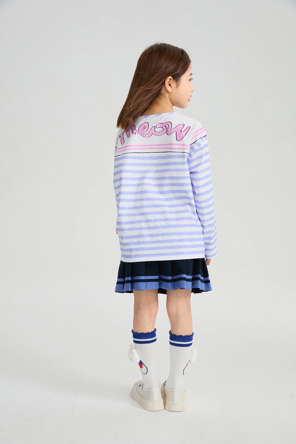 Poco Blush Magic Cape Striped Long Sleeve T-Shirt
