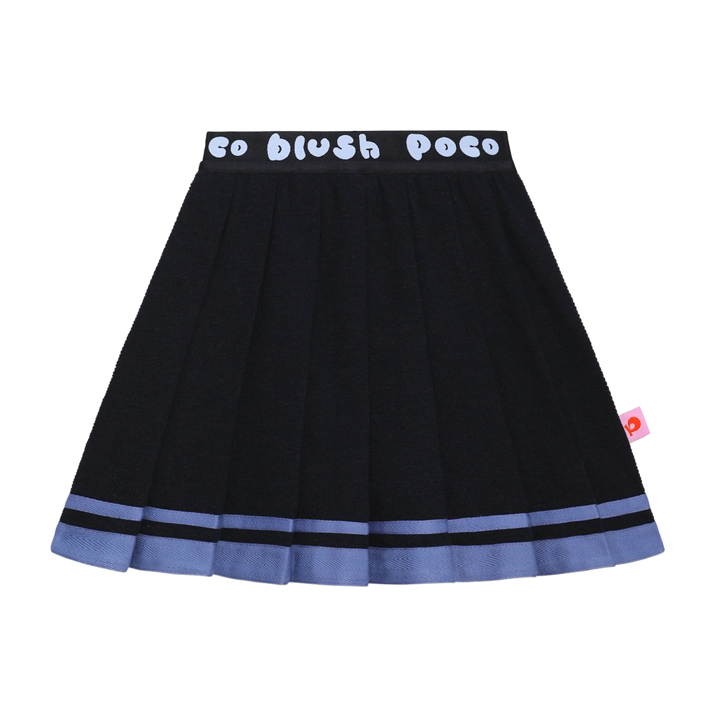 Poco Blush Sailor Pleated Skort Navy