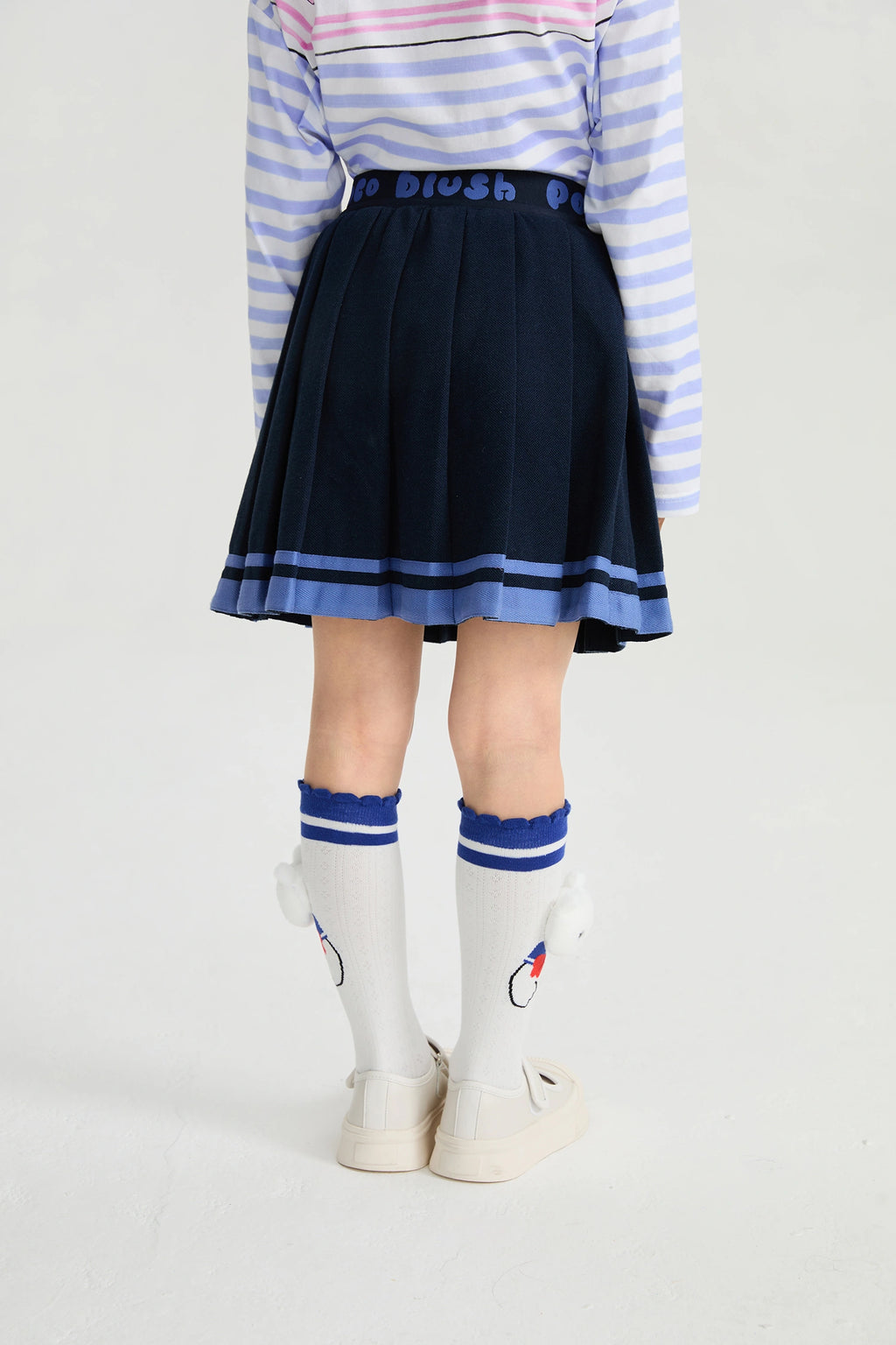 Poco Blush Sailor Pleated Skort