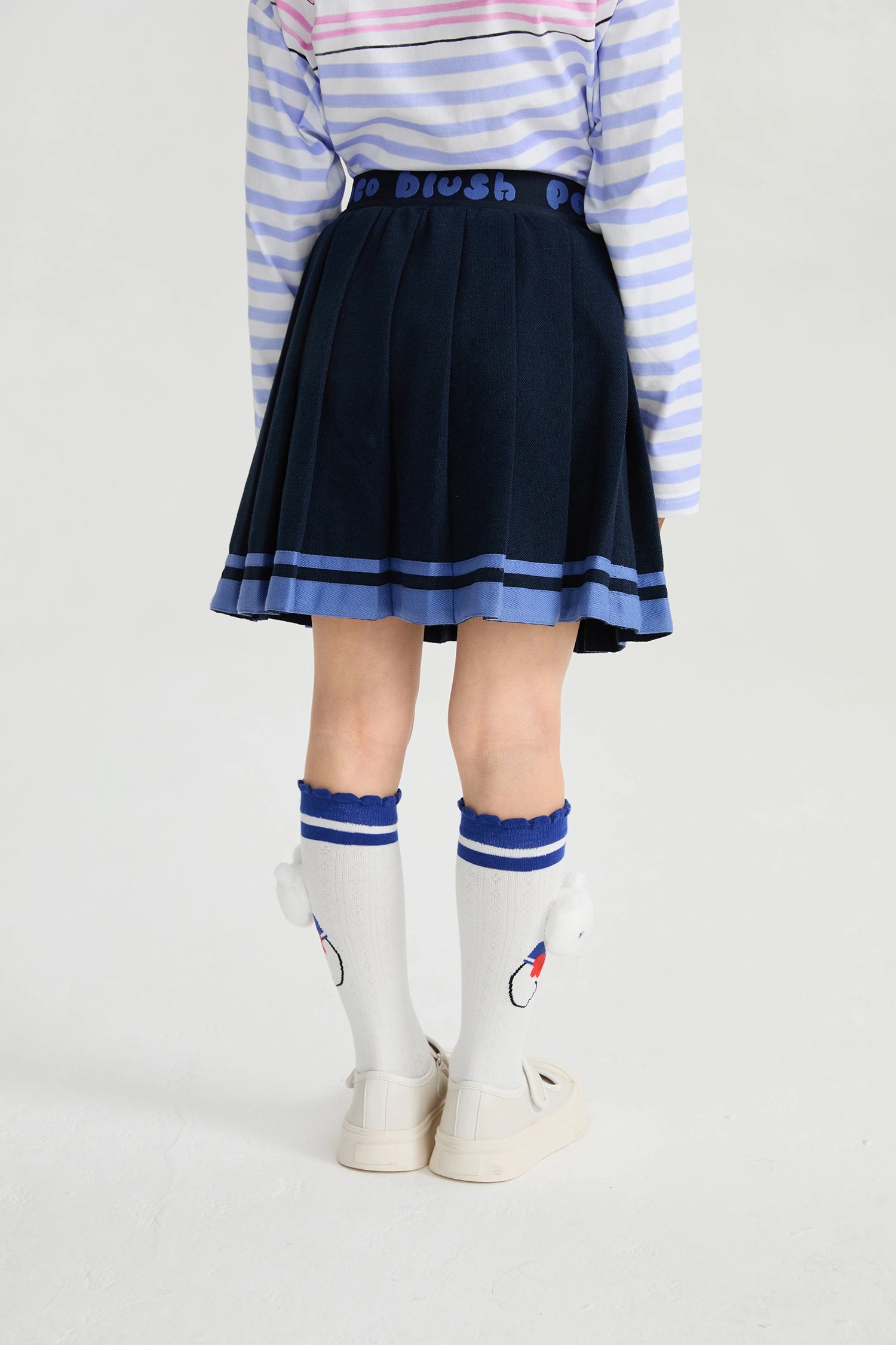 Poco Blush Sailor Pleated Skort