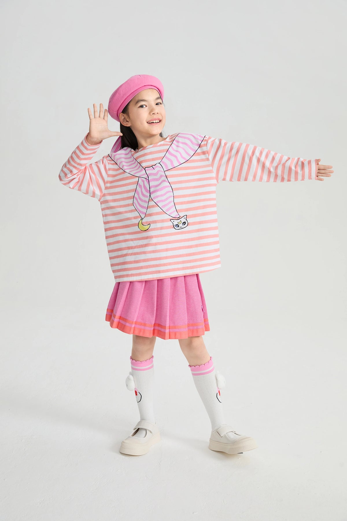 Sailor Pleated Skirt by Poco Blush, image 6