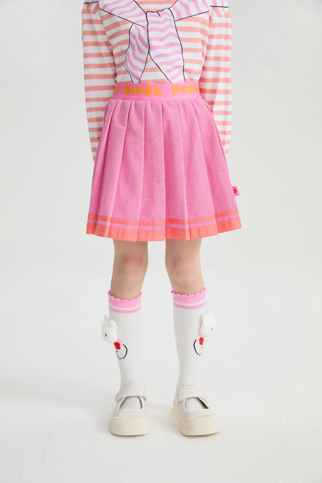 Poco Blush Sailor Pleated Skort