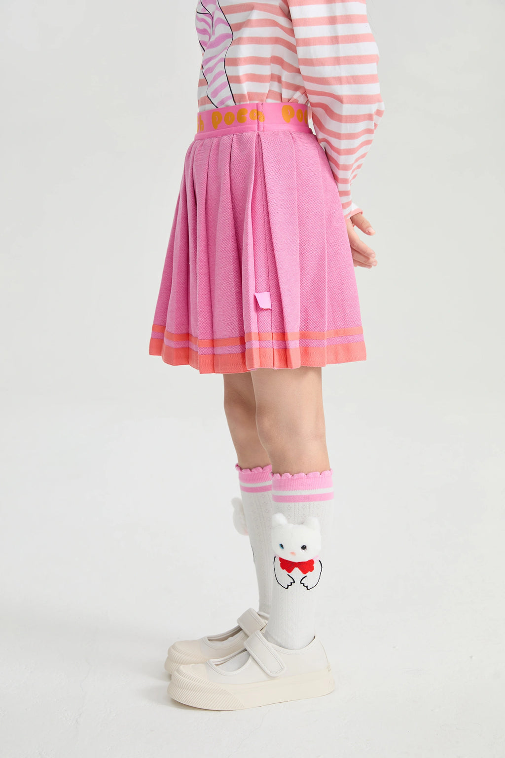 Poco Blush Sailor Pleated Skort