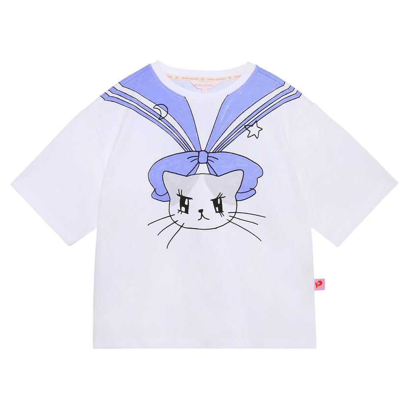 Sailor Kitty Printed T-Shirt by Poco Blush