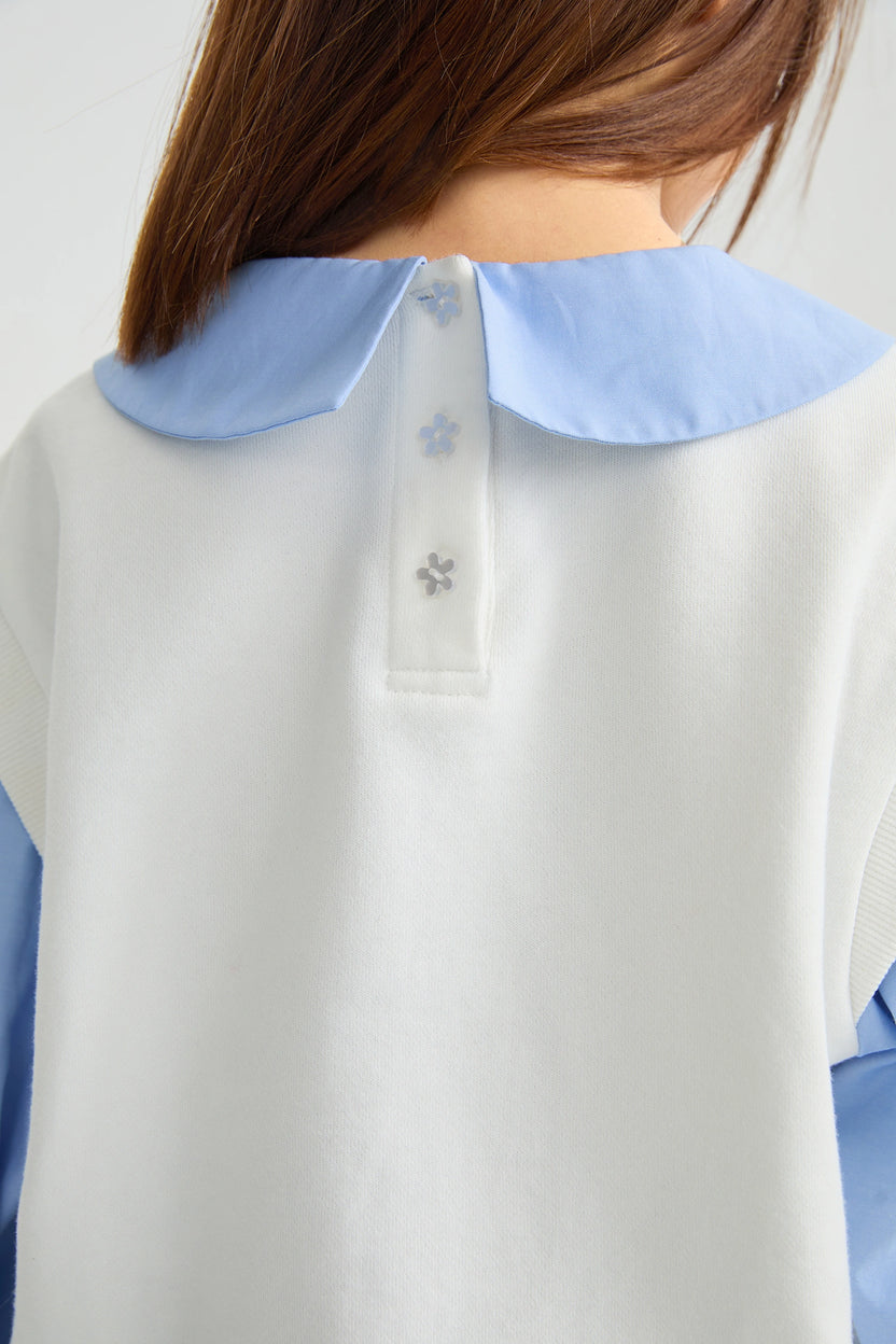 Kitty Power Layered Sweatshirt by Poco Blush, image 10