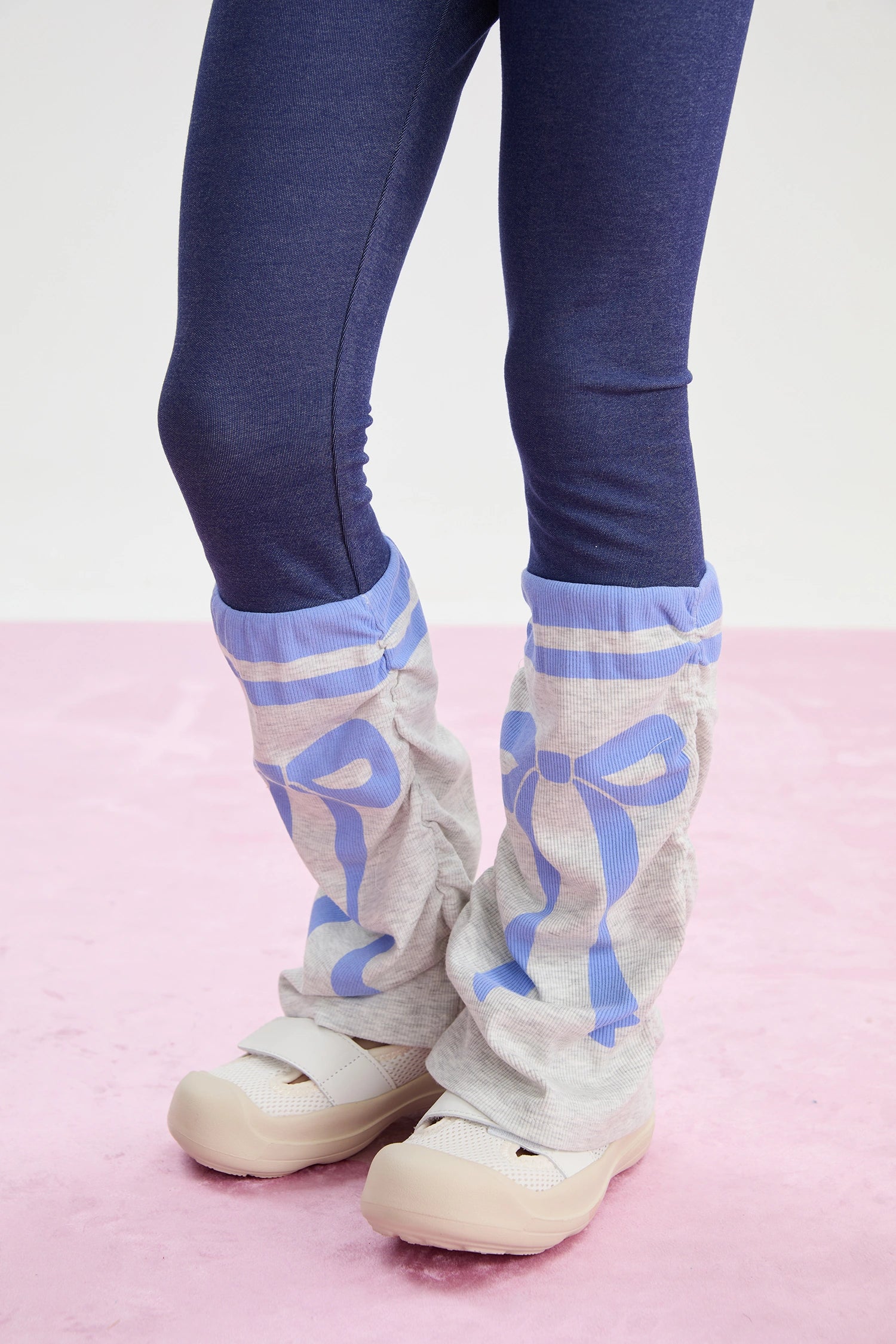 Poco Blush Knit Denim Leggings