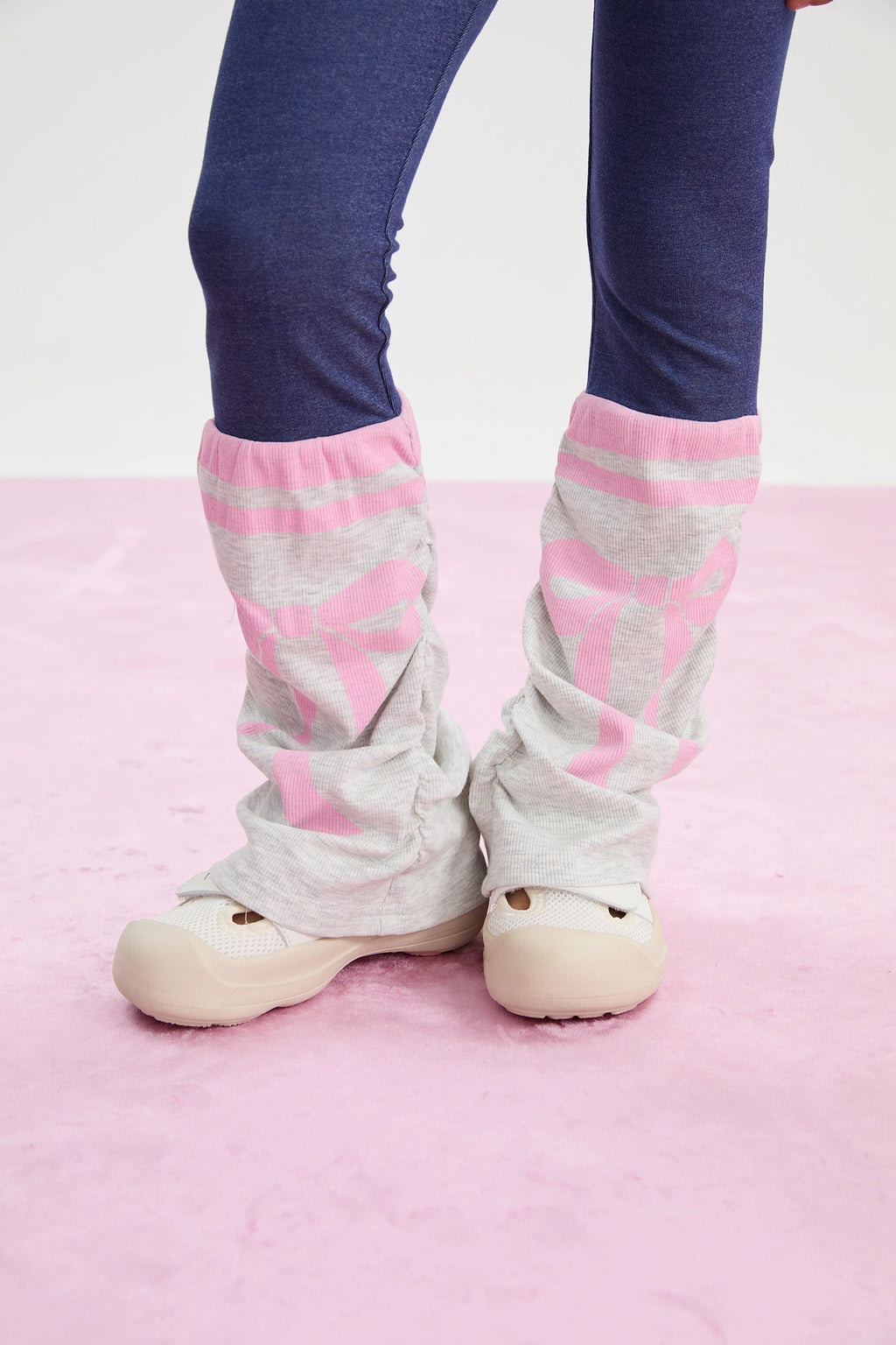 Poco Blush Knit Denim Leggings