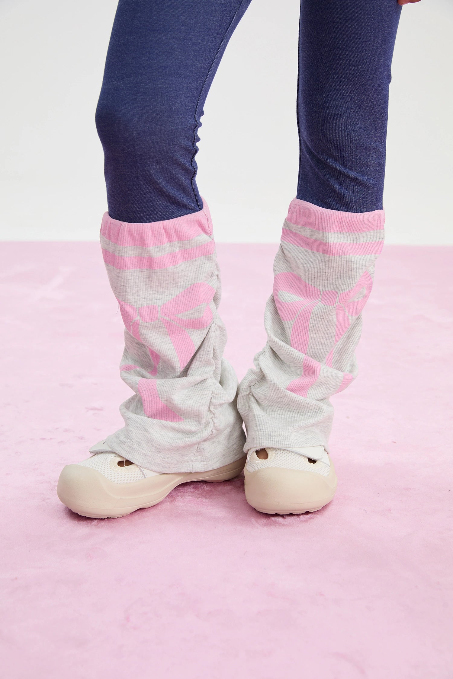 Poco Blush Knit Denim Leggings