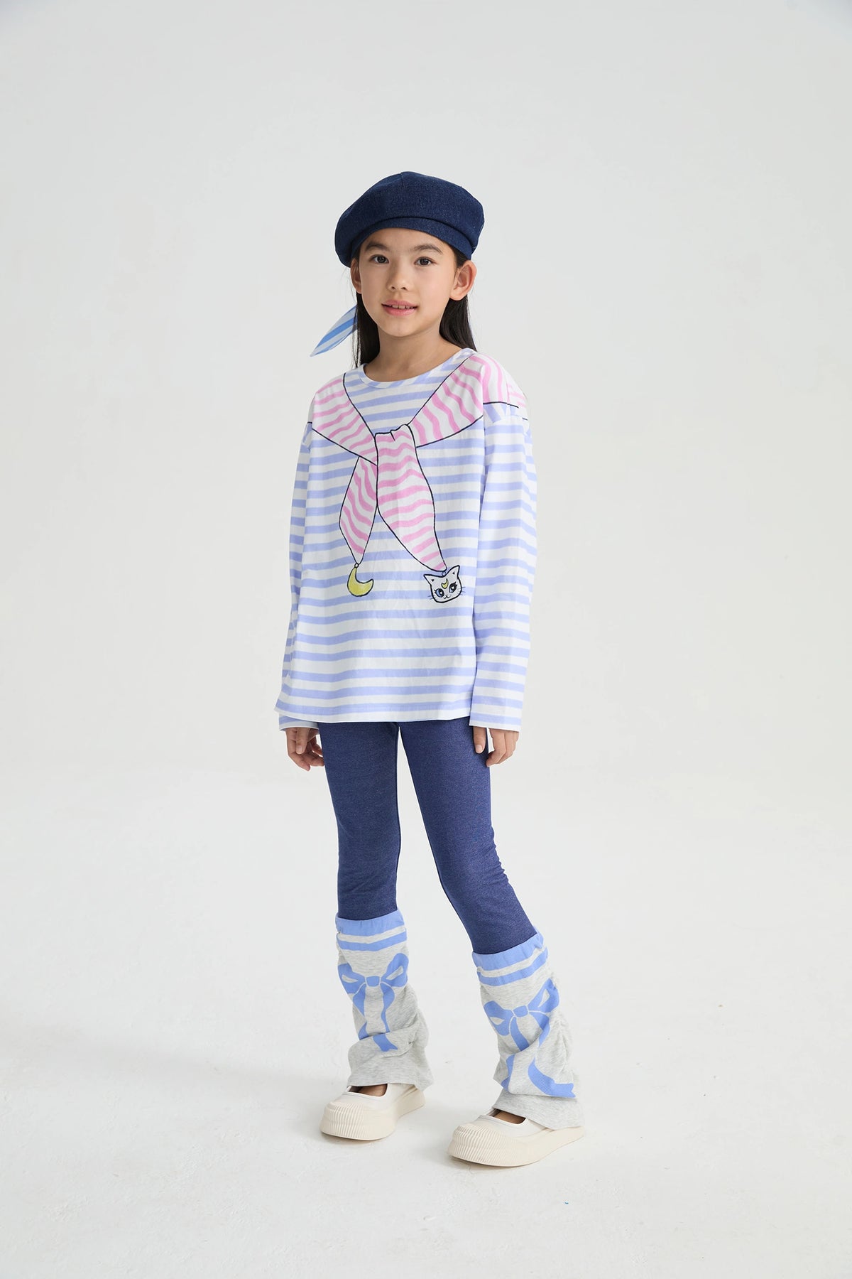 Poco Blush Knit Denim Leggings