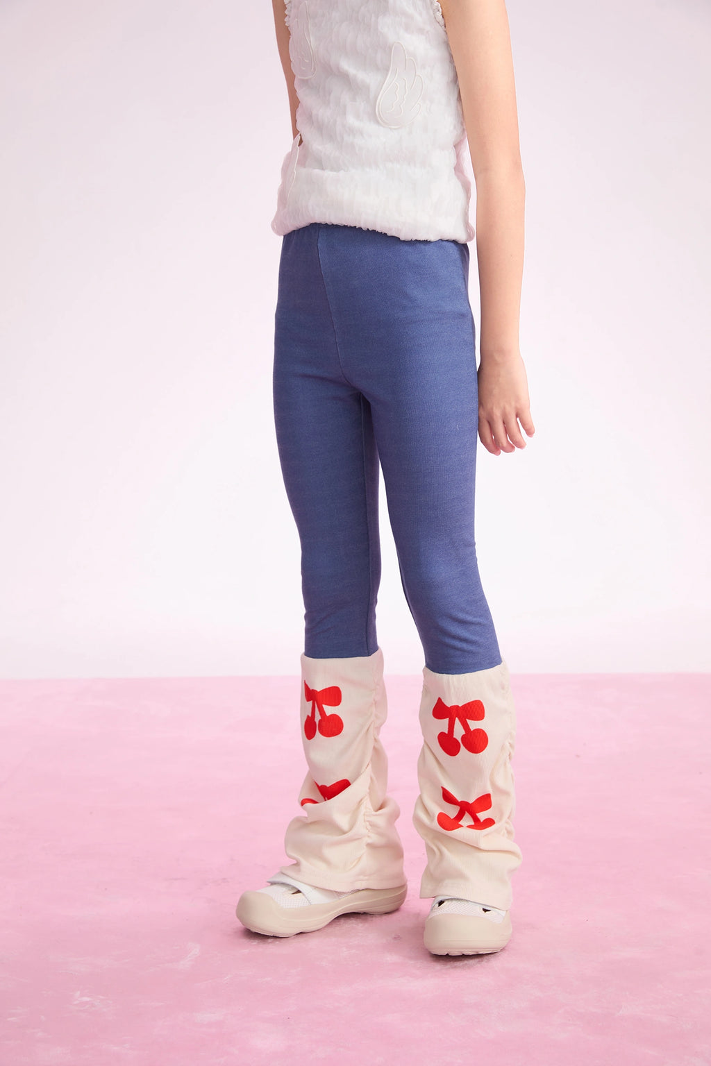 Poco Blush Knit Denim Leggings