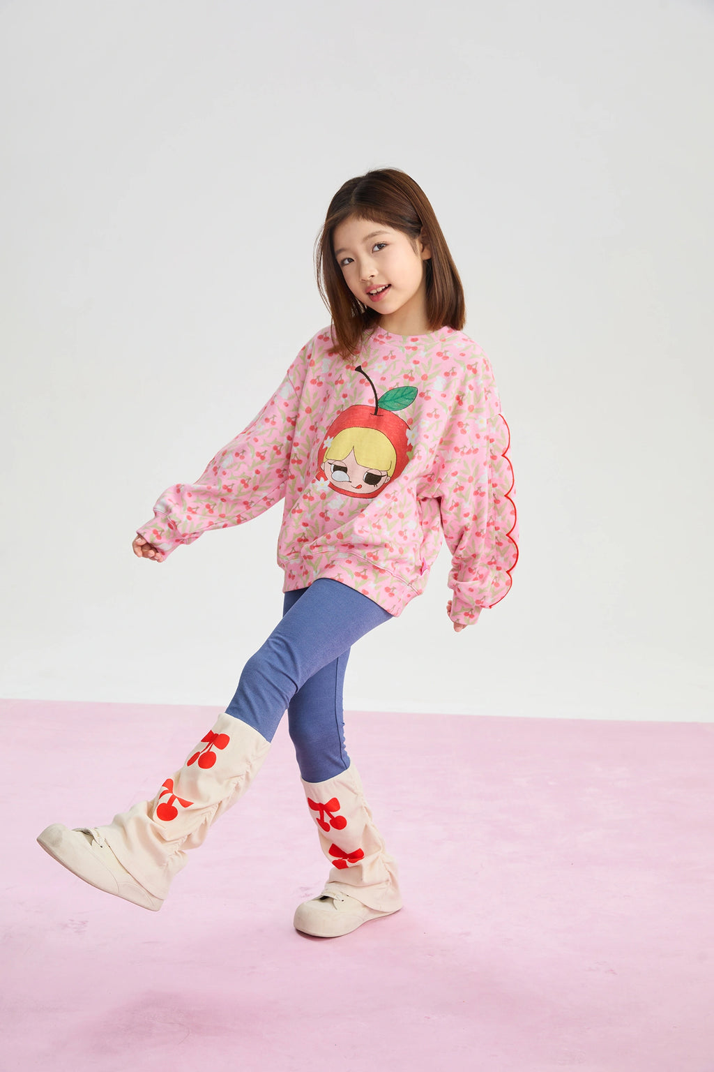 Poco Blush Knit Denim Leggings