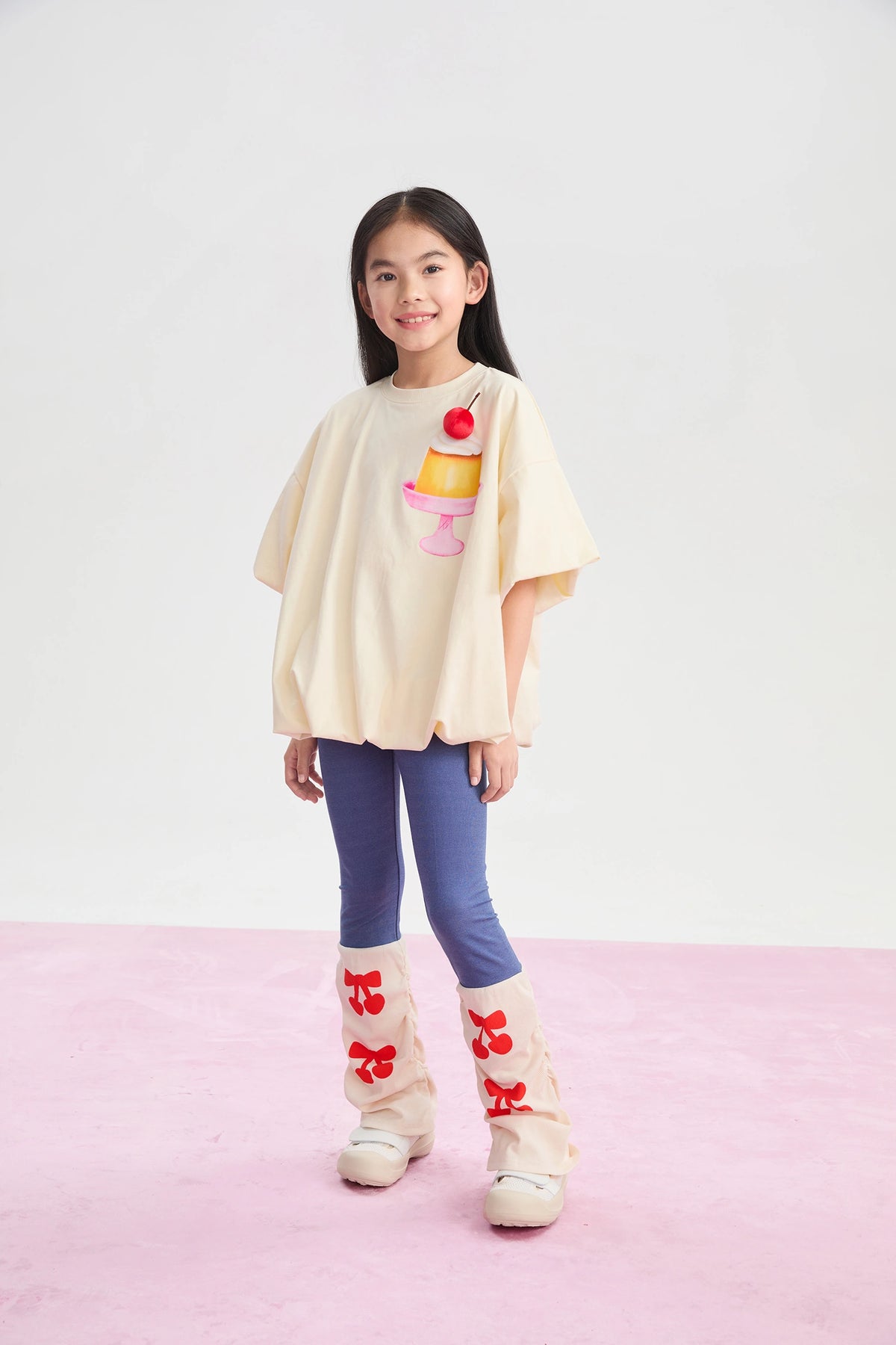 Poco Blush Knit Denim Leggings