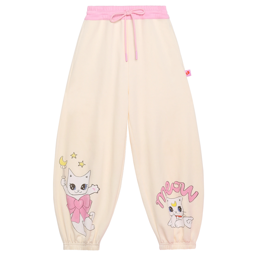 Kitty Warriors Jogger Pants by Poco Blush, image 2