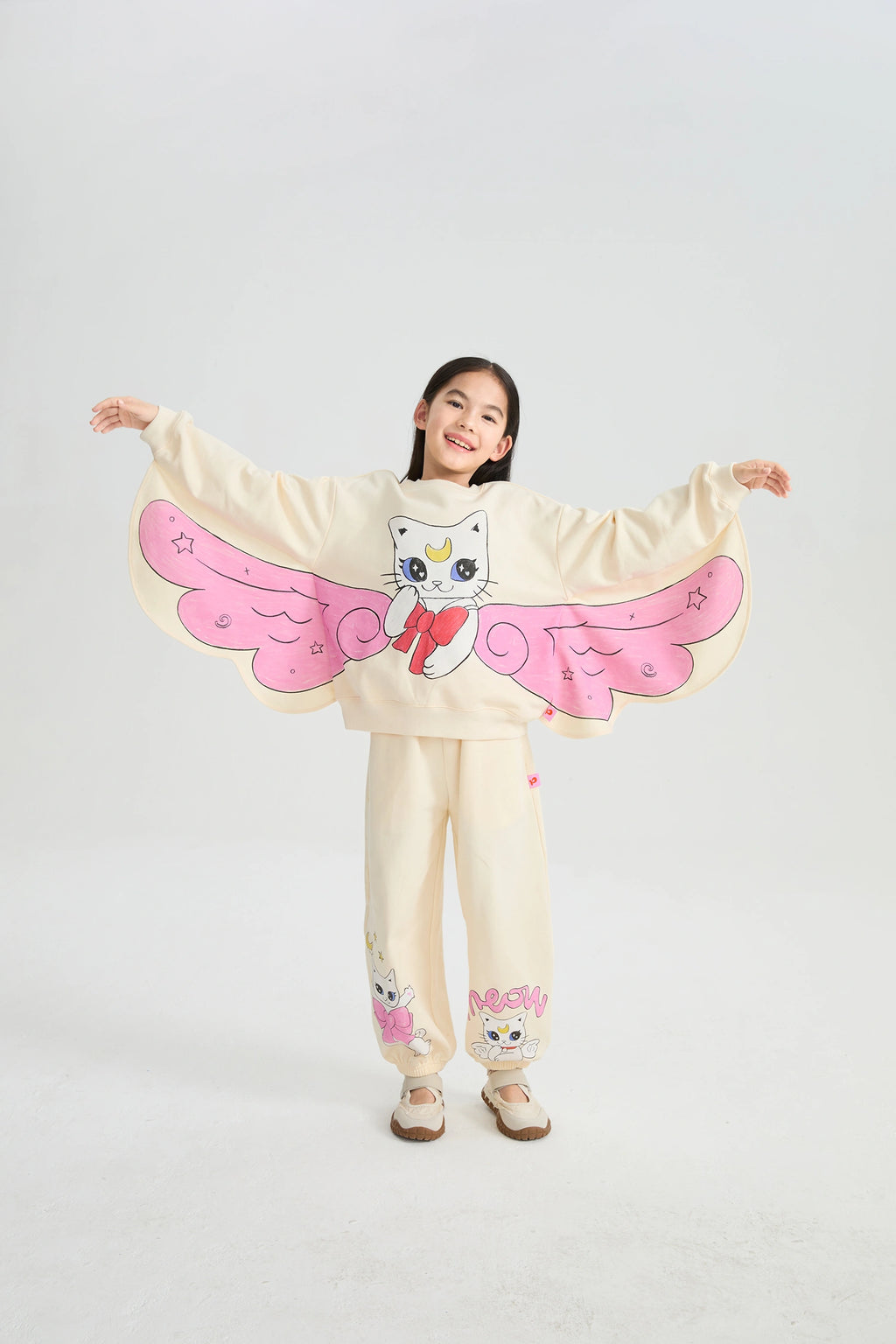 Poco Blush Kitty Warriors Jogger Pants