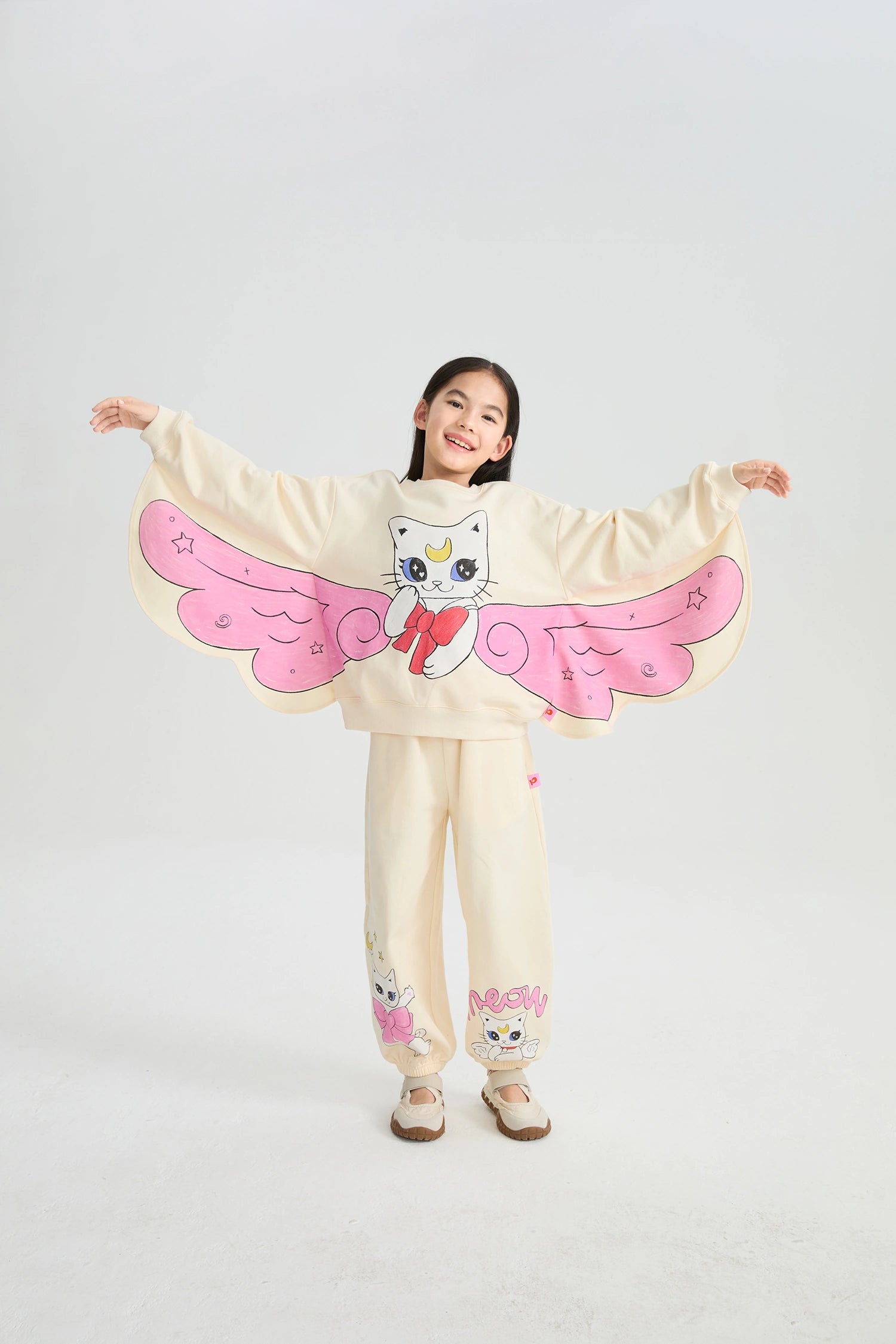 Poco Blush Kitty Warriors Jogger Pants