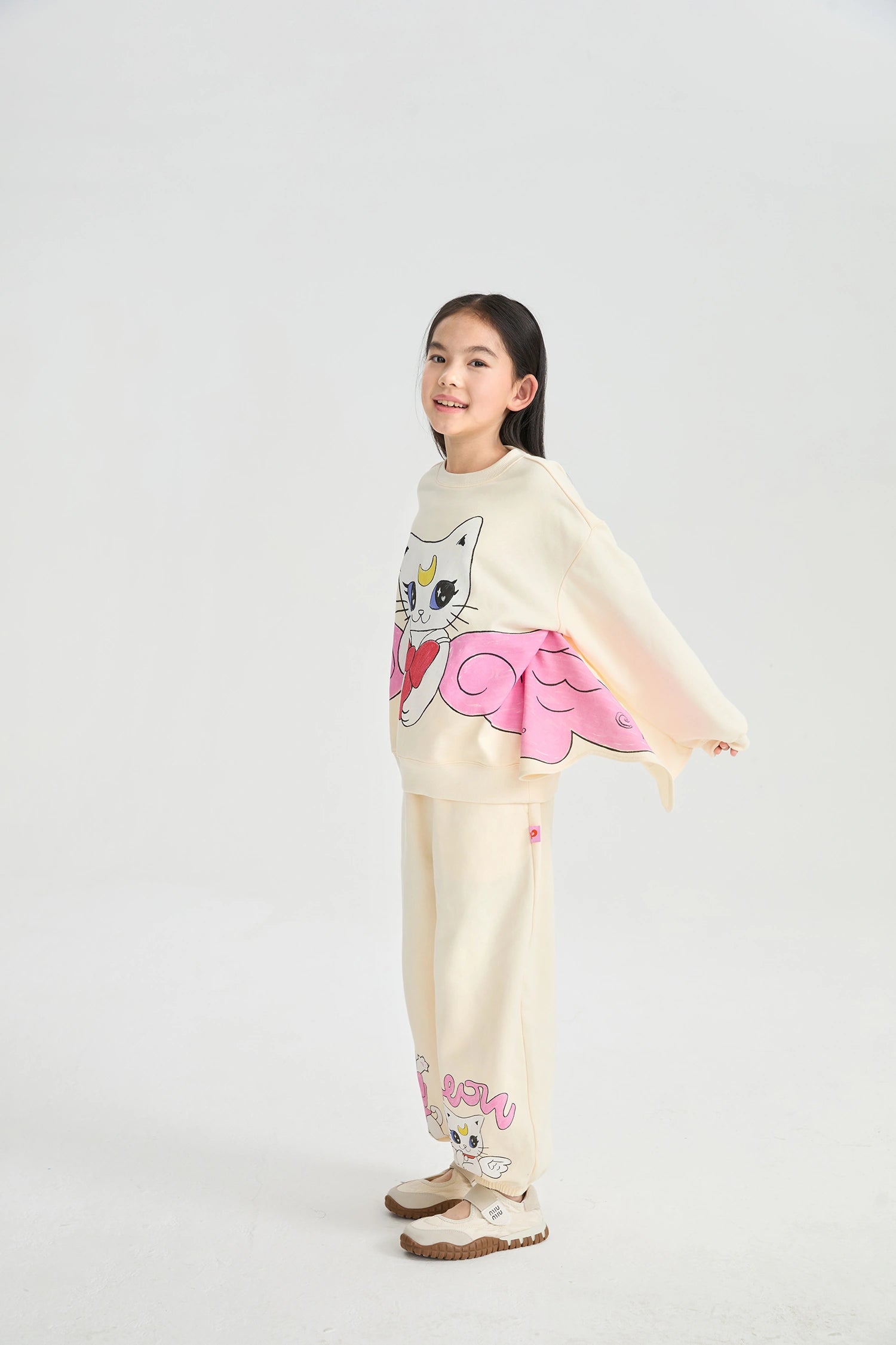 Poco Blush Kitty Warriors Jogger Pants