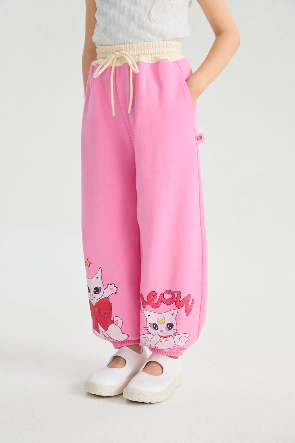 Poco Blush Kitty Warriors Jogger Pants