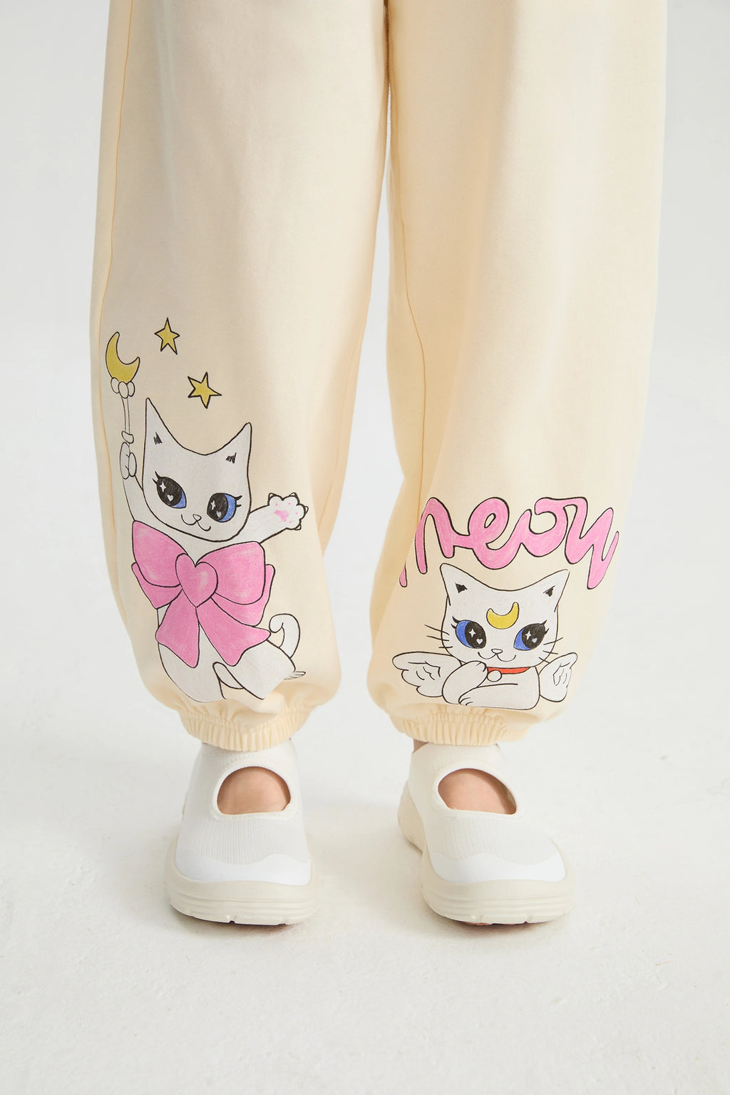 Poco Blush Kitty Warriors Jogger Pants