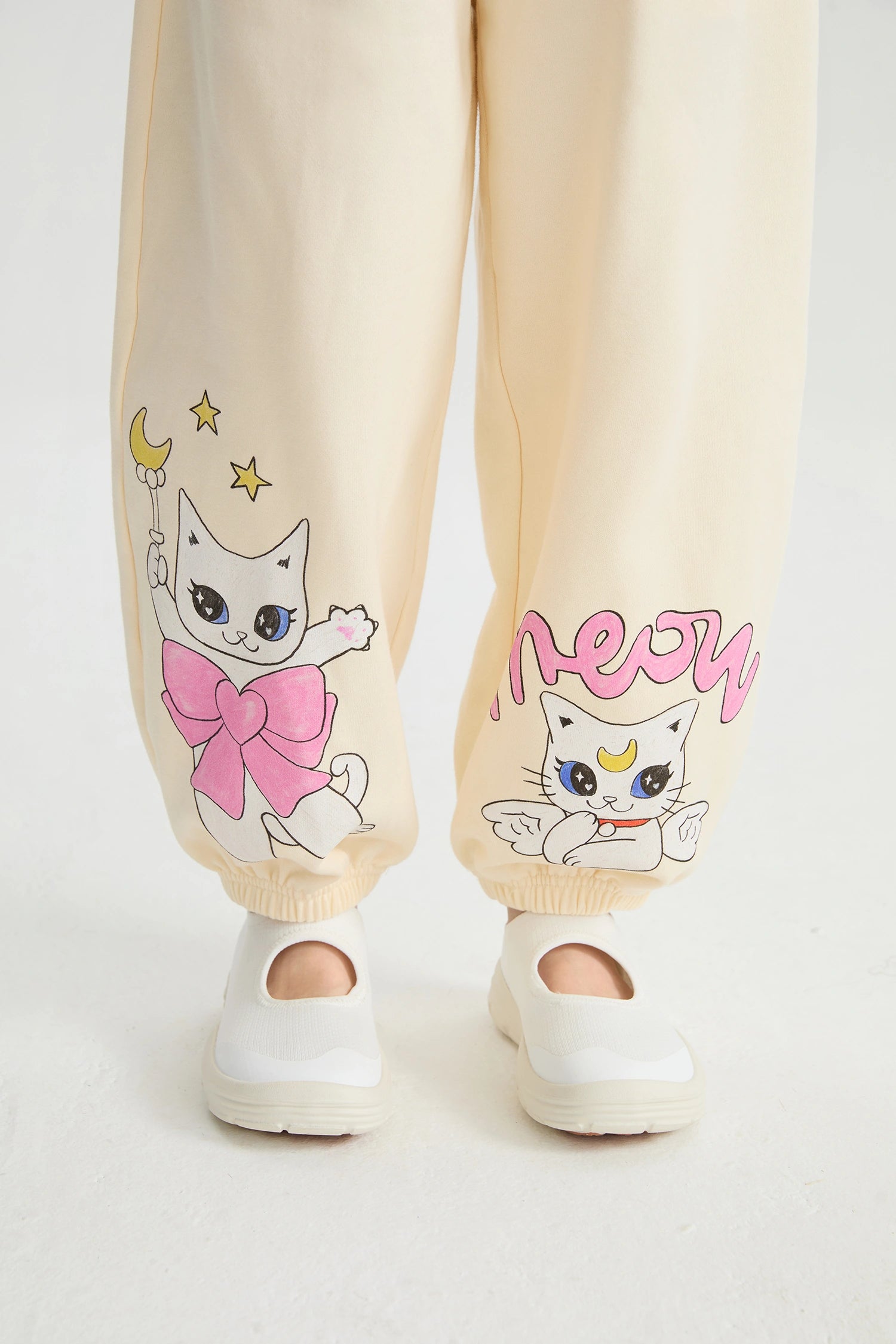 Poco Blush Kitty Warriors Jogger Pants
